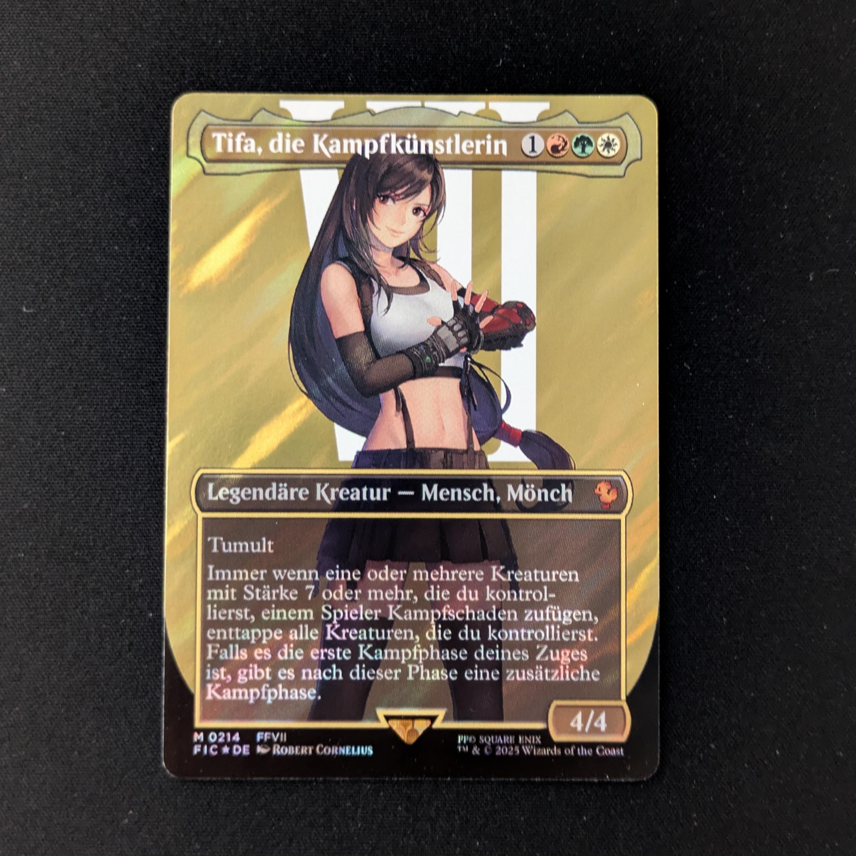 MTG Singles - [FOIL] Tifa, Martial Artist (Surge Foil) - Commander: Magic: The Gathering - FINAL FANTASY: Extras - NM - 