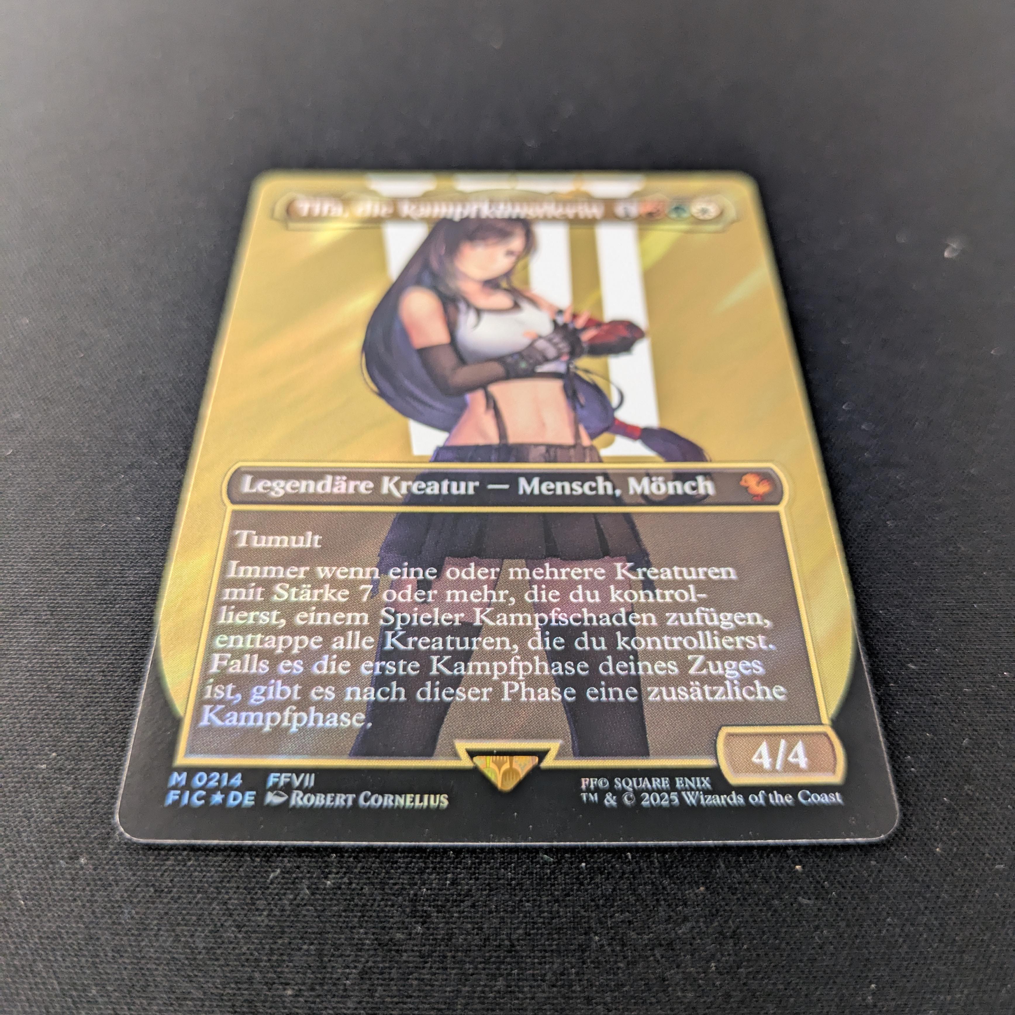 MTG Singles - [FOIL] Tifa, Martial Artist (Surge Foil) - Commander: Magic: The Gathering - FINAL FANTASY: Extras - NM - 