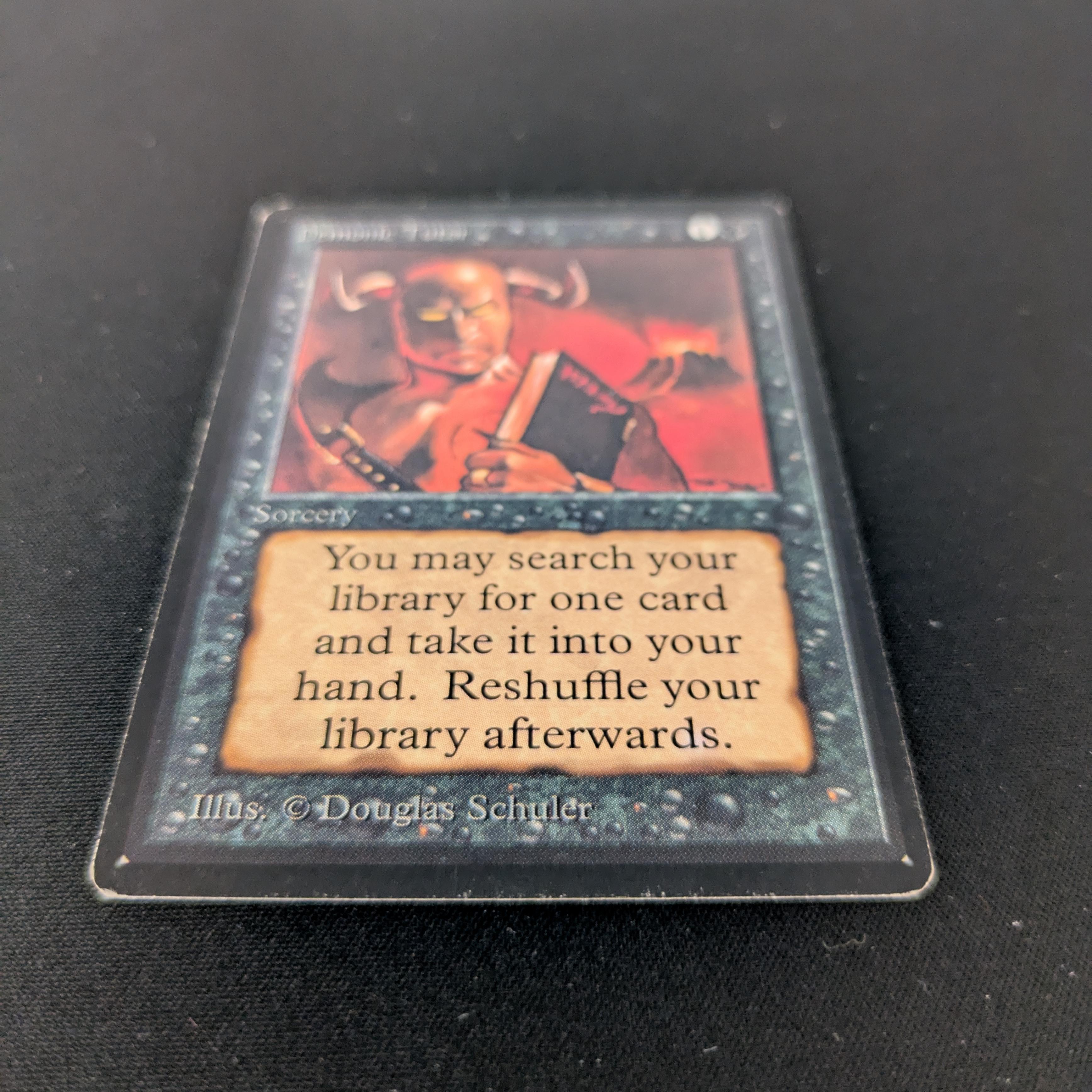 マジック：ザ・ギャザリング Demonic Tutor Beta MTG Demonic Tutor (Limited Edition Beta English) | Magic: The