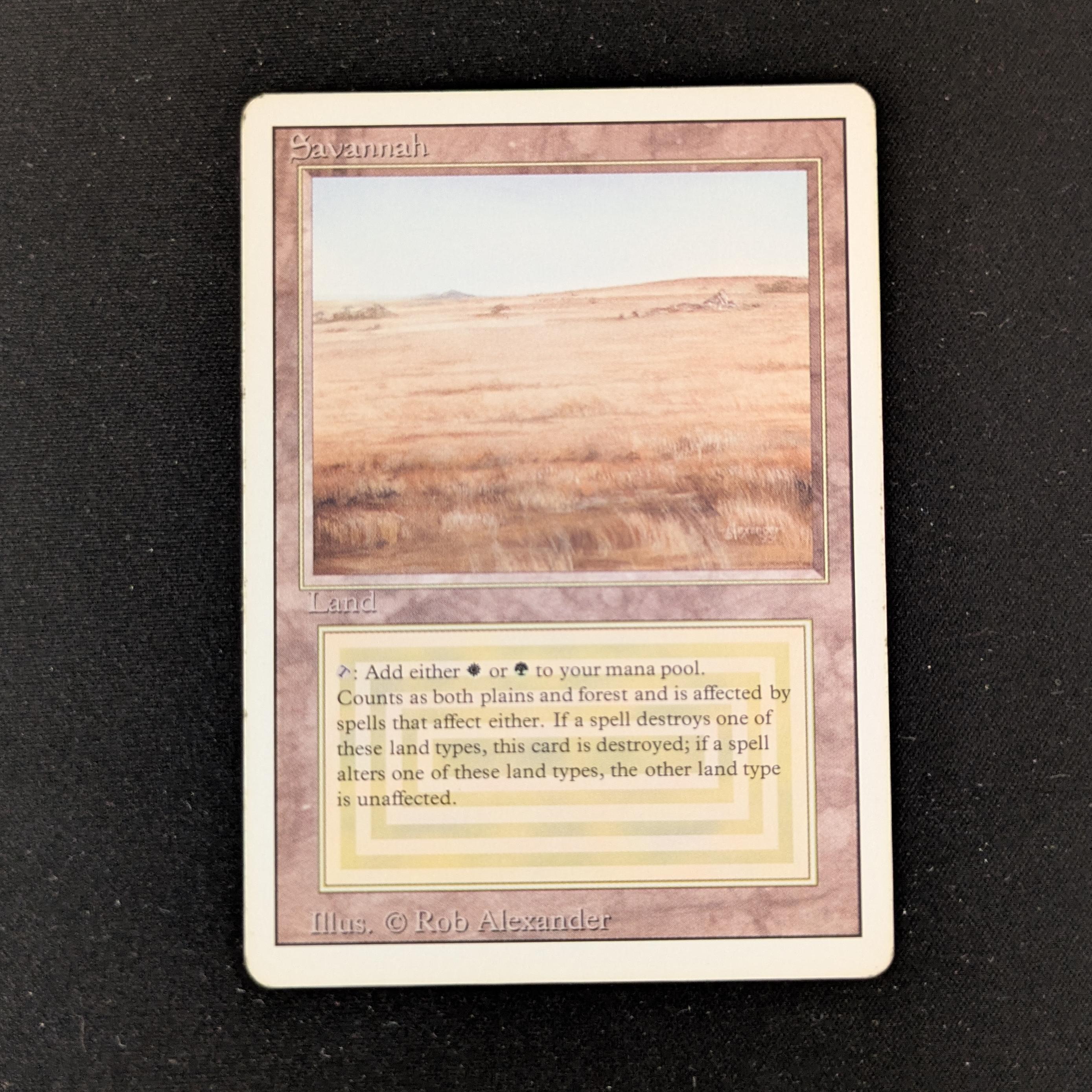 MTG Singles - Savannah - Revised - GD - 27133