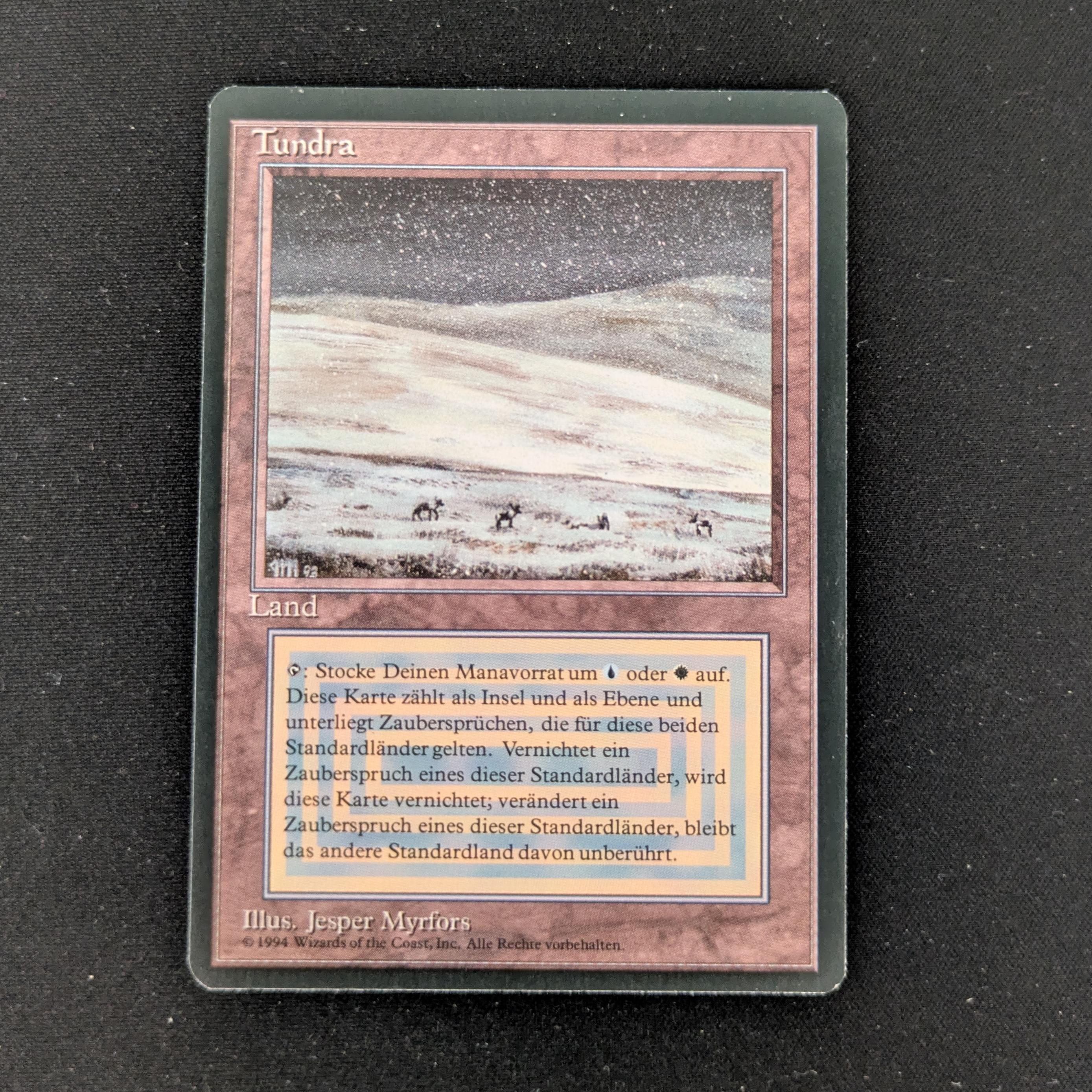 MTG Singles - Tundra - Foreign Black Bordered - German - NM - 27156