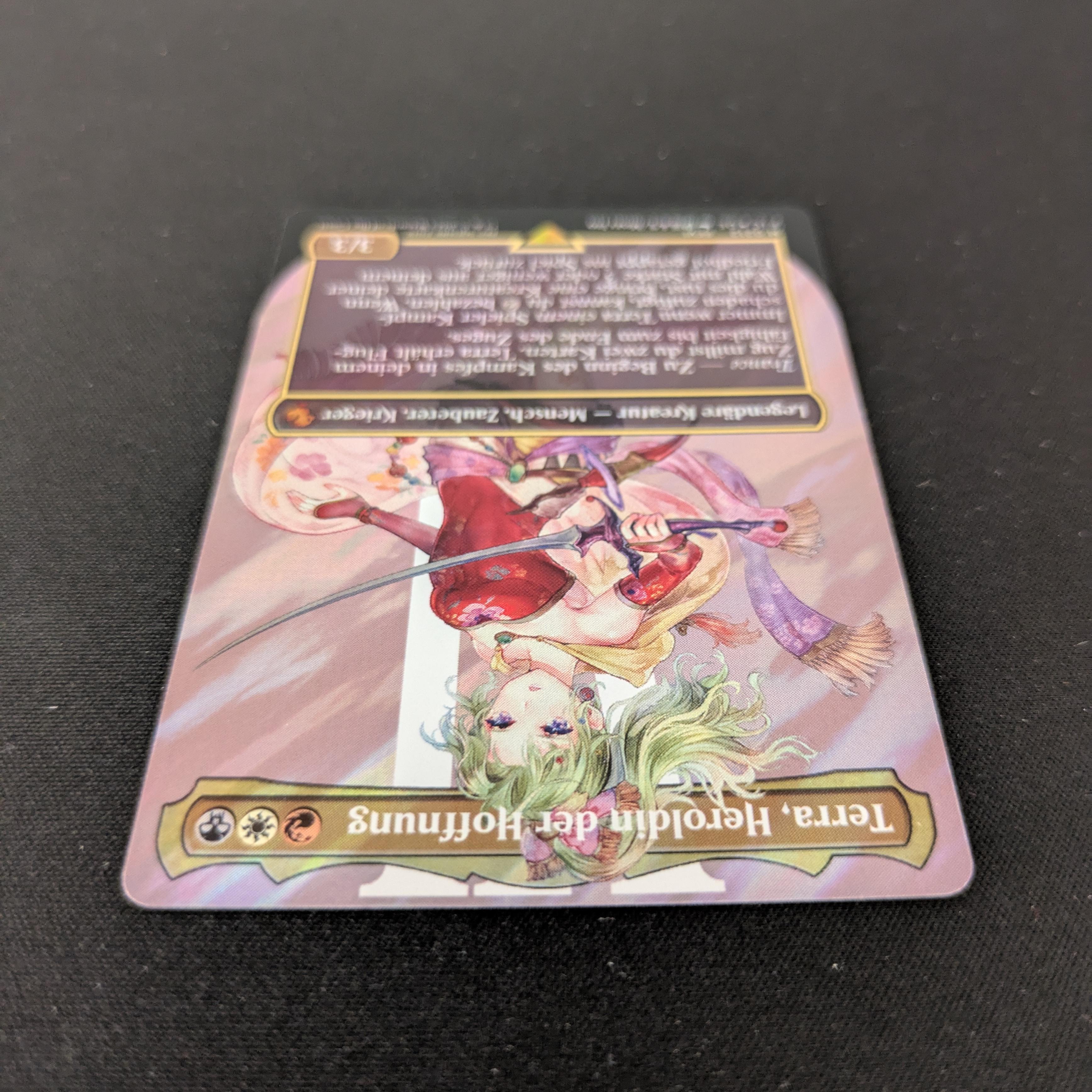 MTG Singles - [FOIL] Terra, Herald of Hope (Surge Foil) - Commander: Magic: The Gathering - FINAL FANTASY: Extras - NM - 