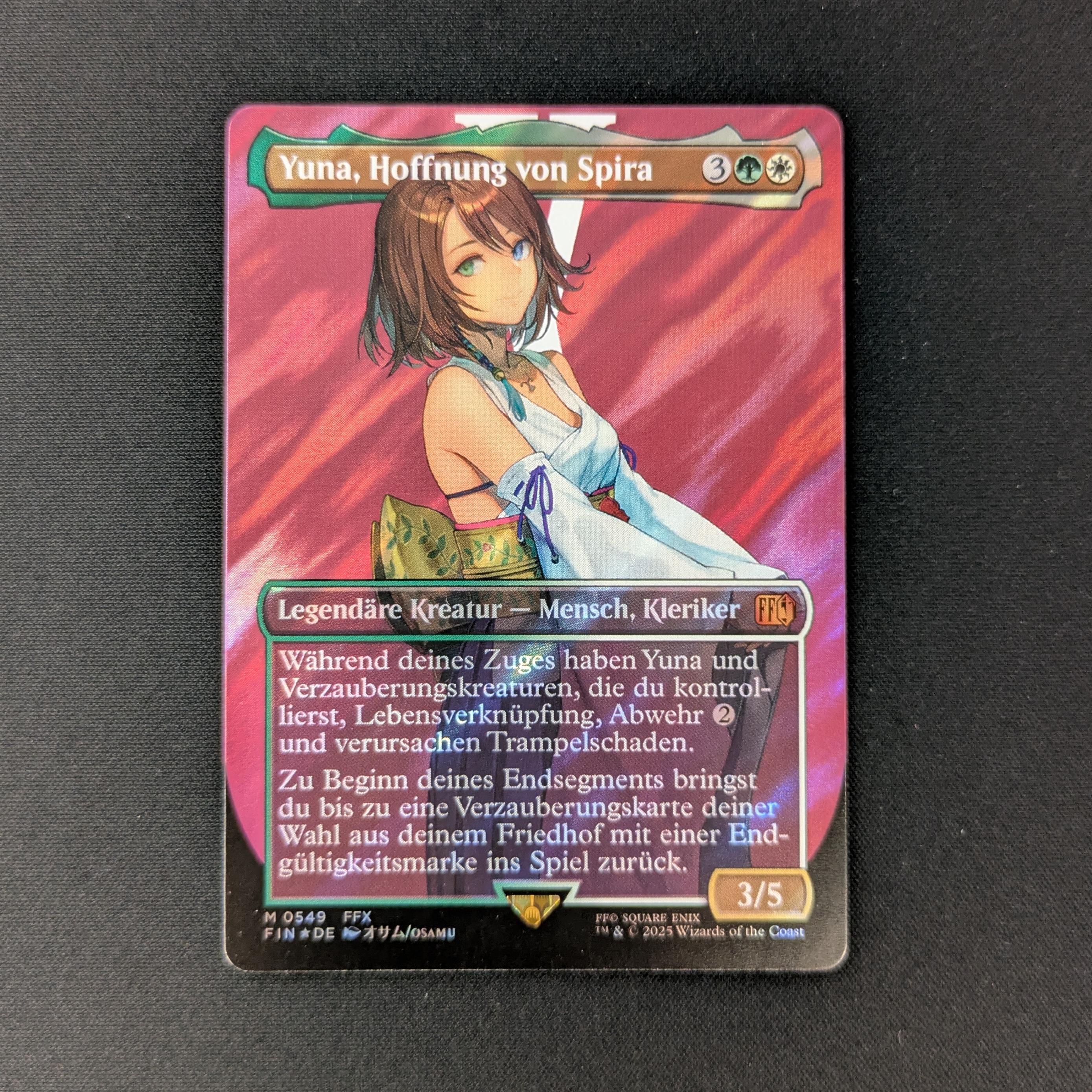 MTG Singles - [FOIL] Yuna, Hope of Spira (Surge Foil) - Magic: The Gathering - FINAL FANTASY: Extras - NM - 