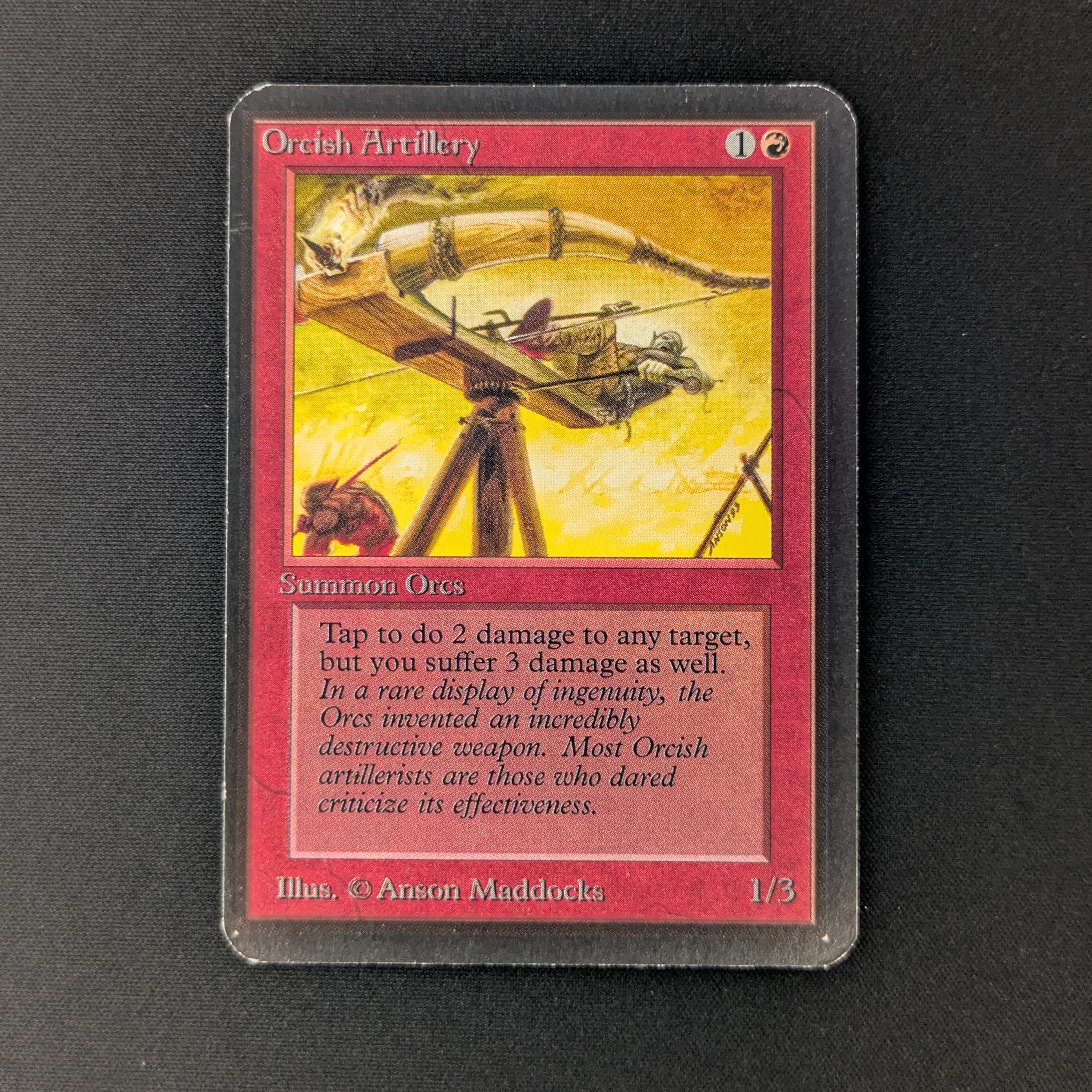 MTG Singles - Orcish Artillery - Alpha - GD - 27254