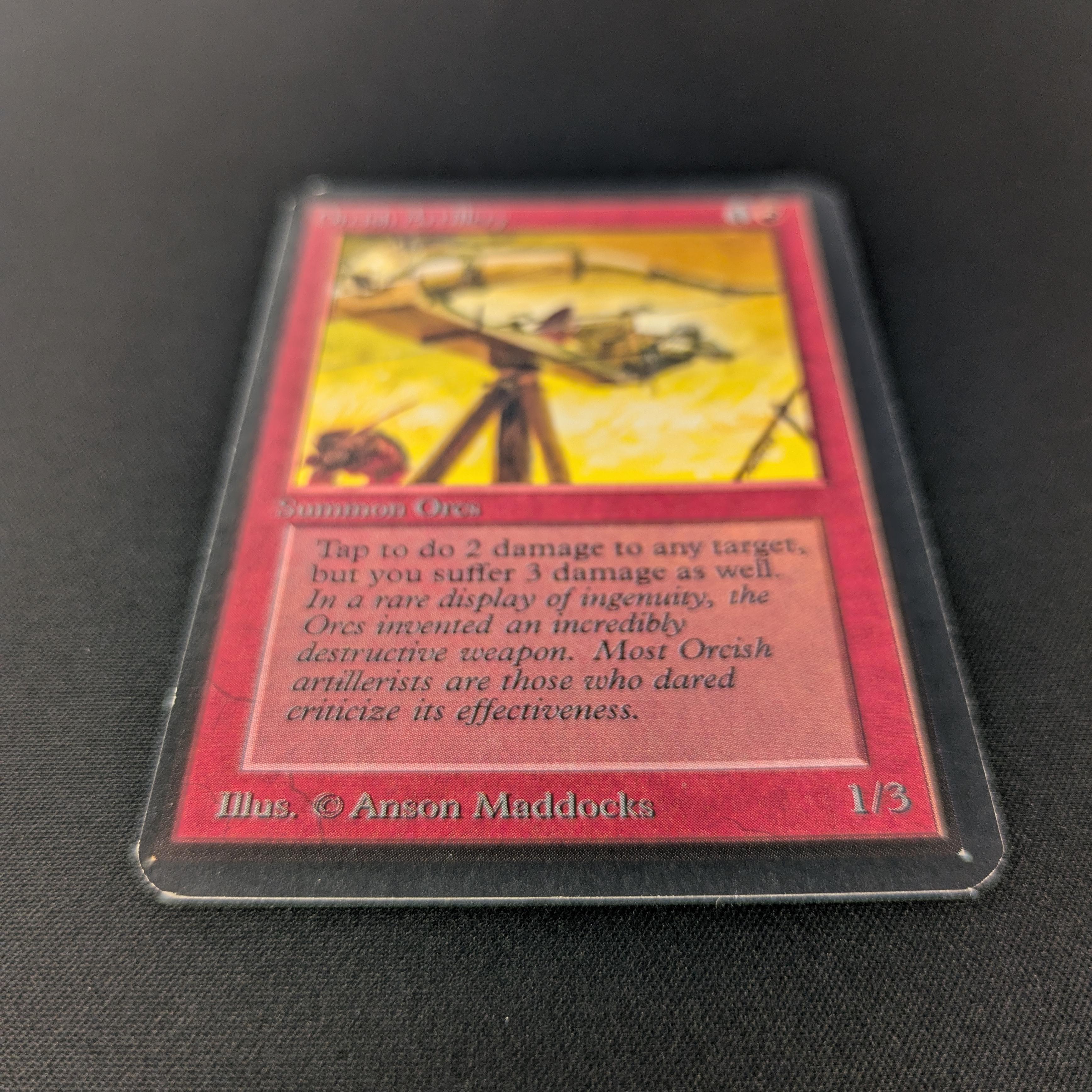 MTG Singles - Orcish Artillery - Alpha - 