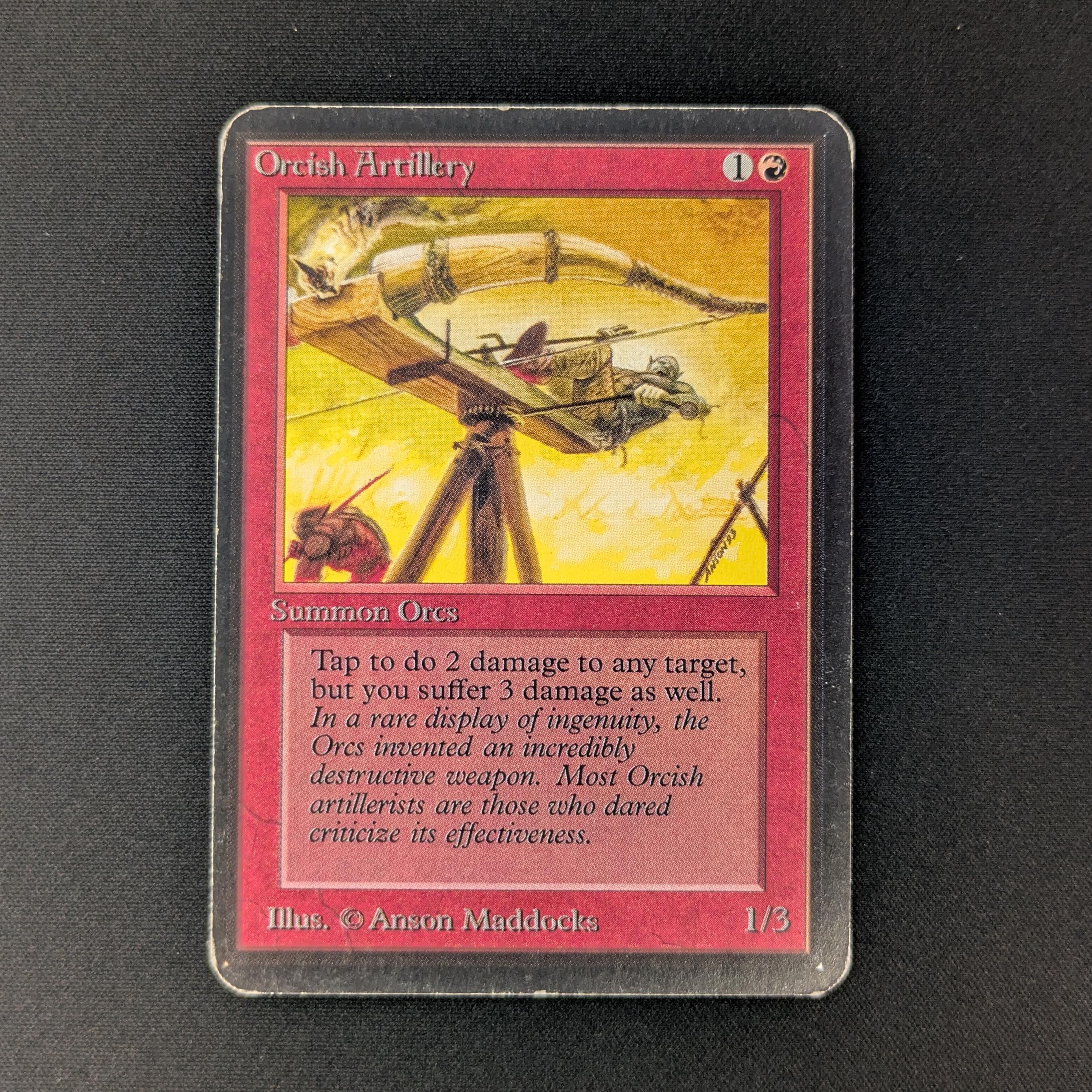 MTG Singles - Orcish Artillery - Alpha - LP - 27255