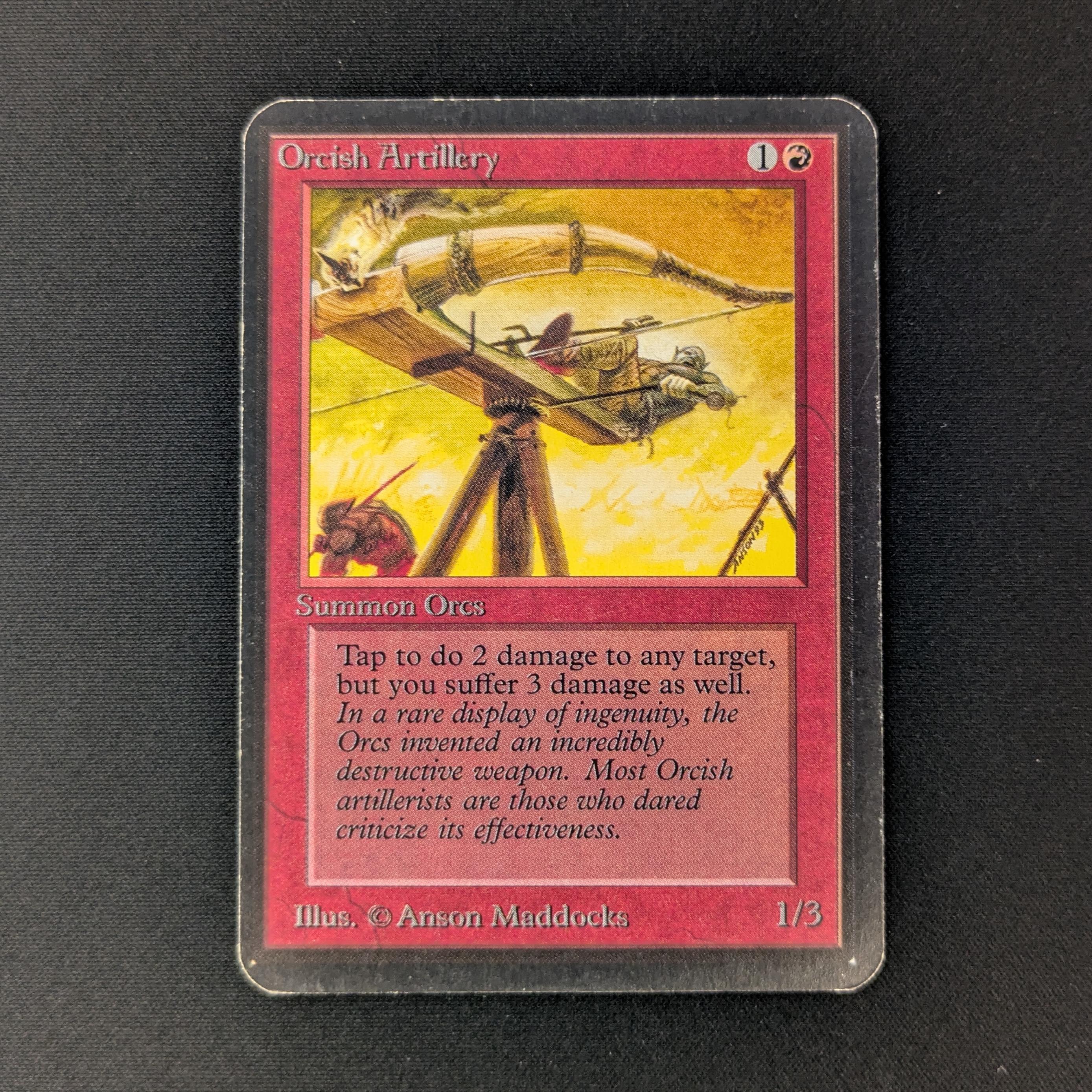 MTG Singles - Orcish Artillery - Alpha - LP - 27256