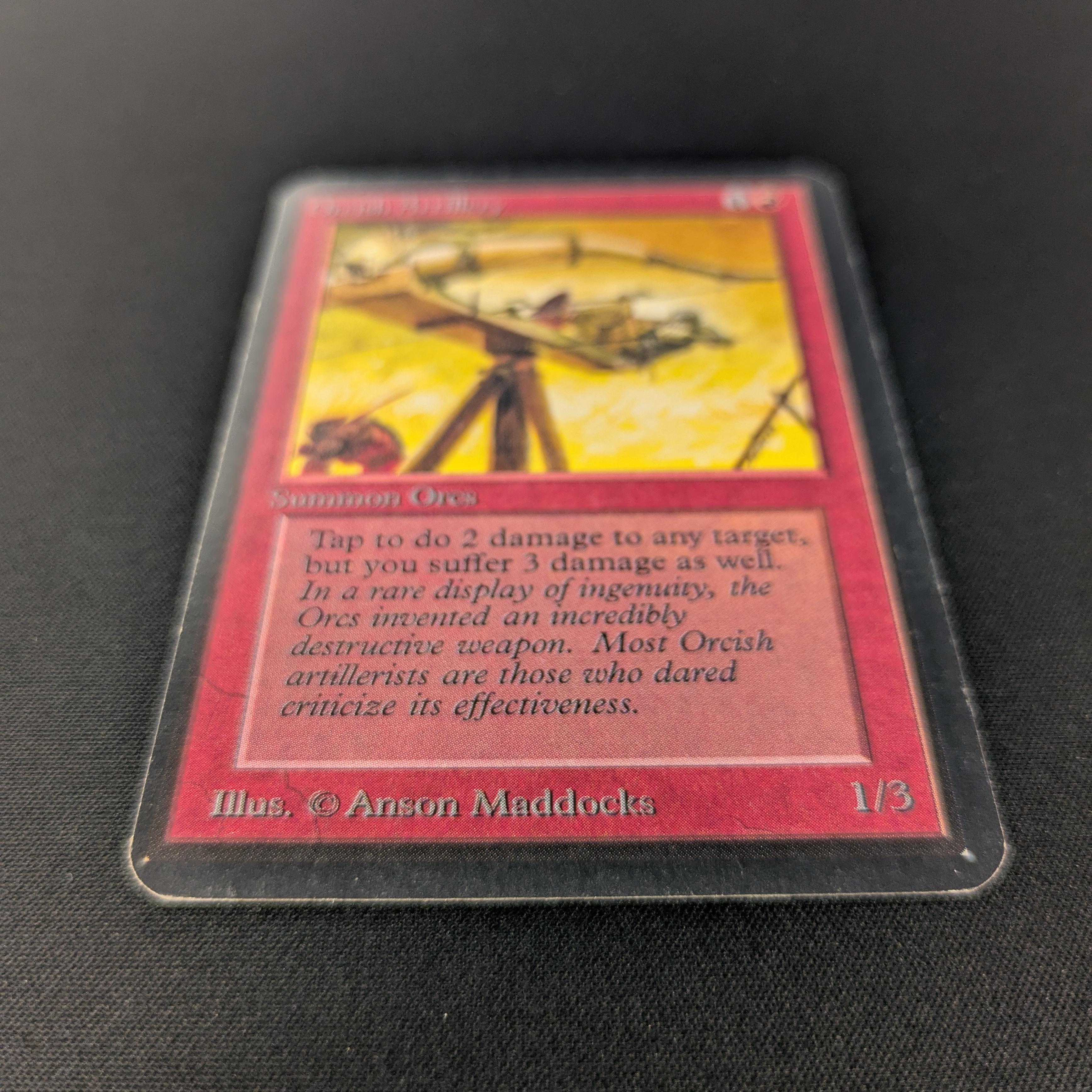 MTG Singles - Orcish Artillery - Alpha - 