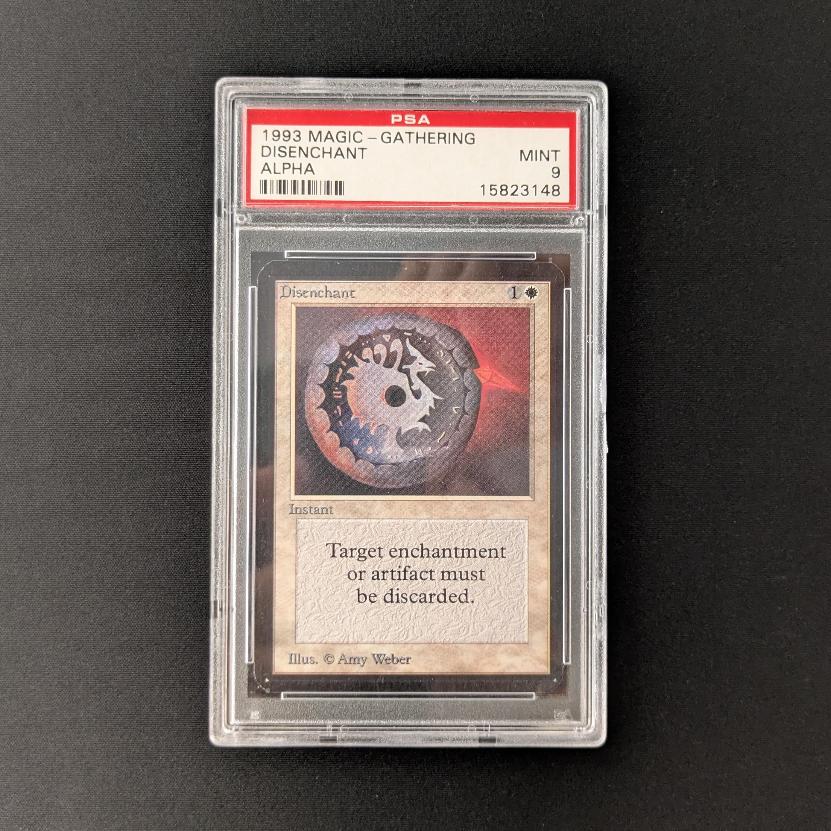 MTG Singles - Disenchant - Alpha - PSA 9 - 