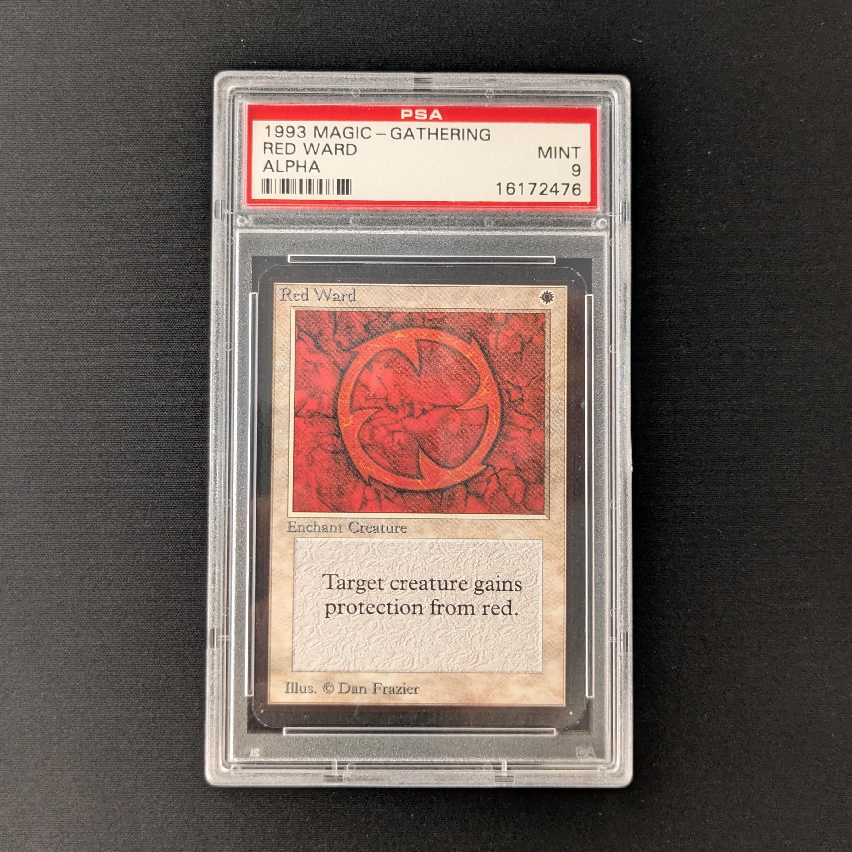 MTG Singles - Red Ward - Alpha - PSA 9 - 
