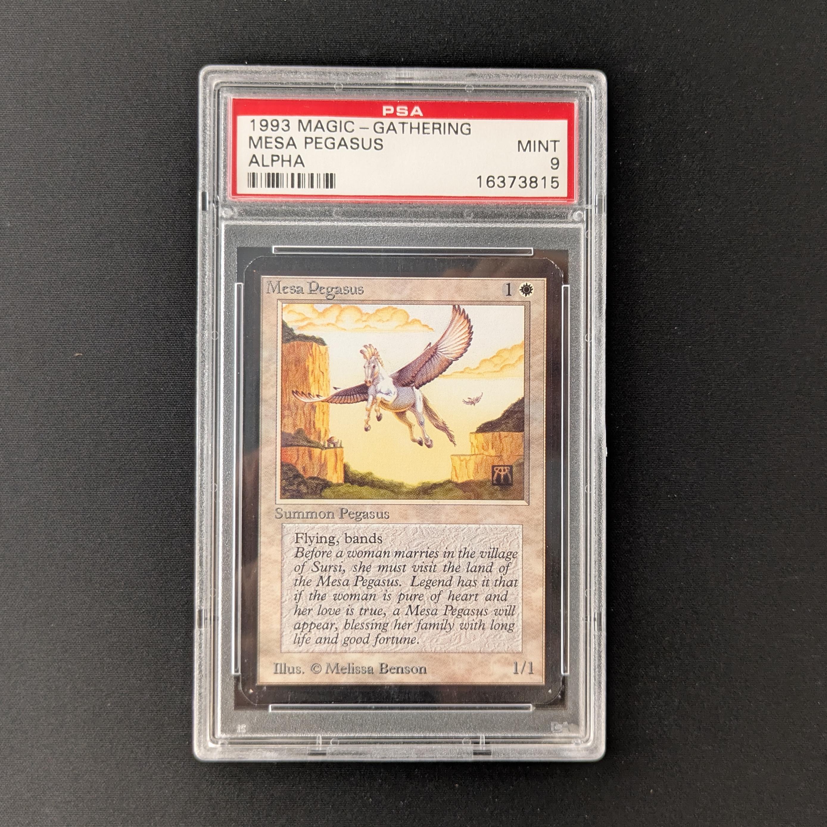 MTG Singles - Mesa Pegasus - Alpha - PSA 9 - 