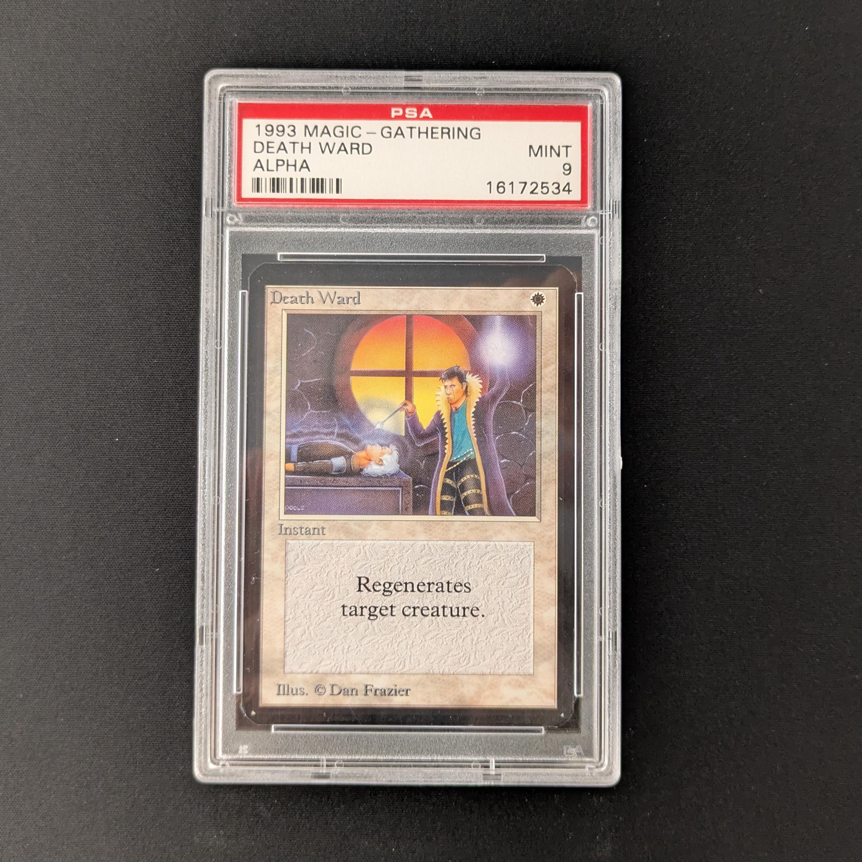 MTG Singles - Death Ward - Alpha - PSA 9 - 