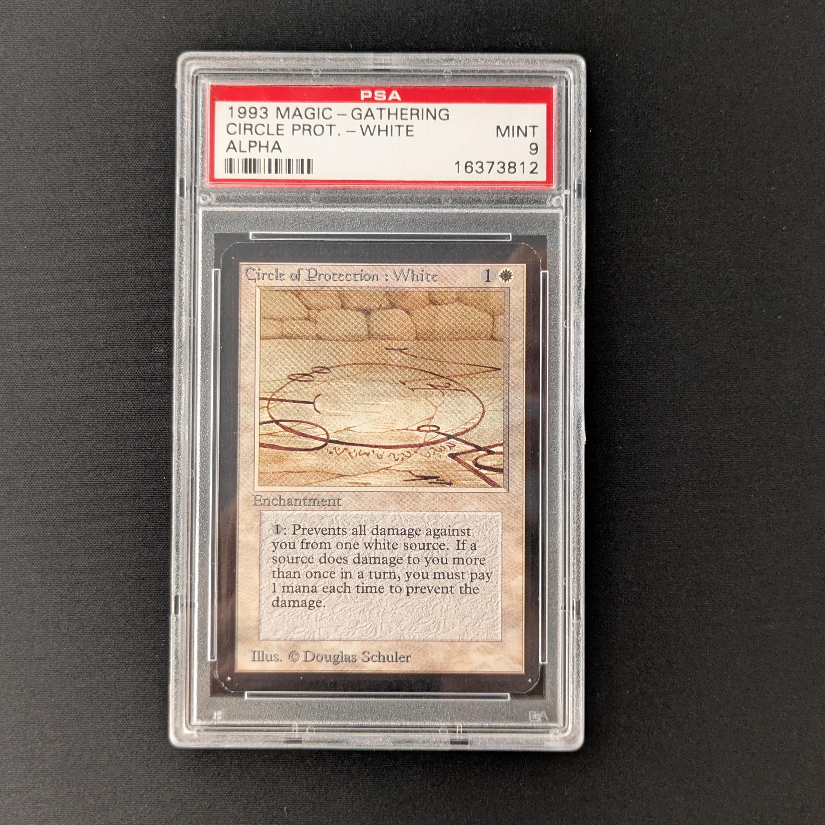 MTG Singles - Circle of Protection: White - Alpha - PSA 9 - 