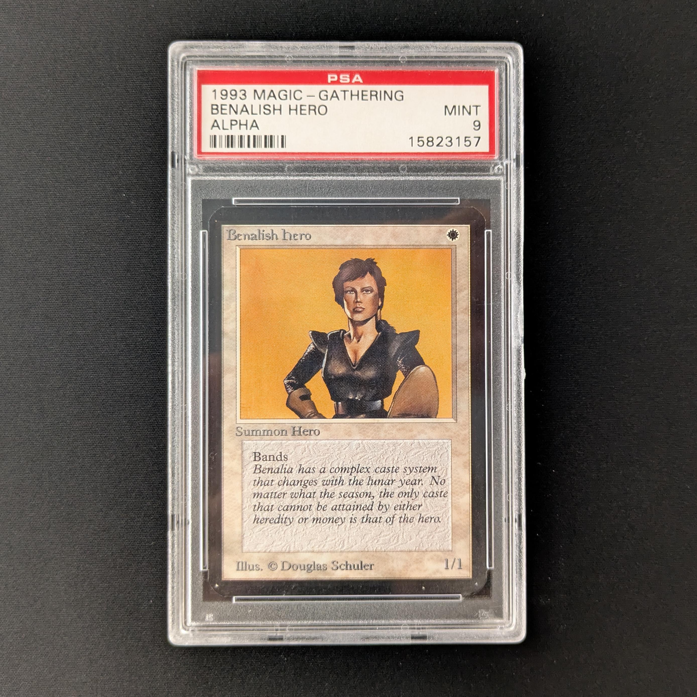 MTG Singles - Benalish Hero - Alpha - PSA 9 - 