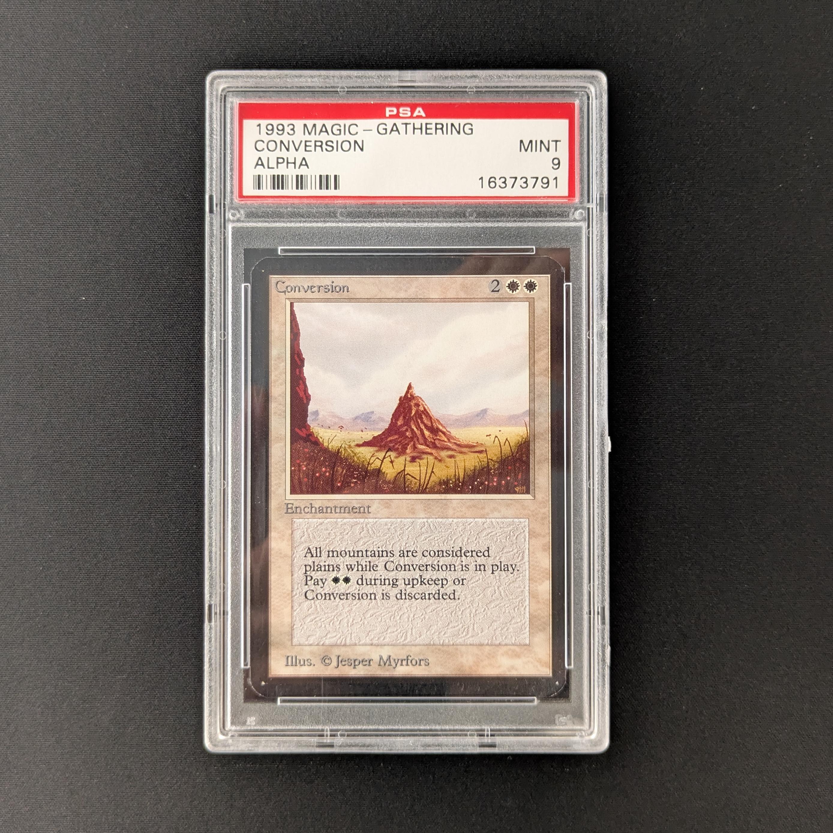 MTG Singles - Conversion - Alpha - PSA 9 - 