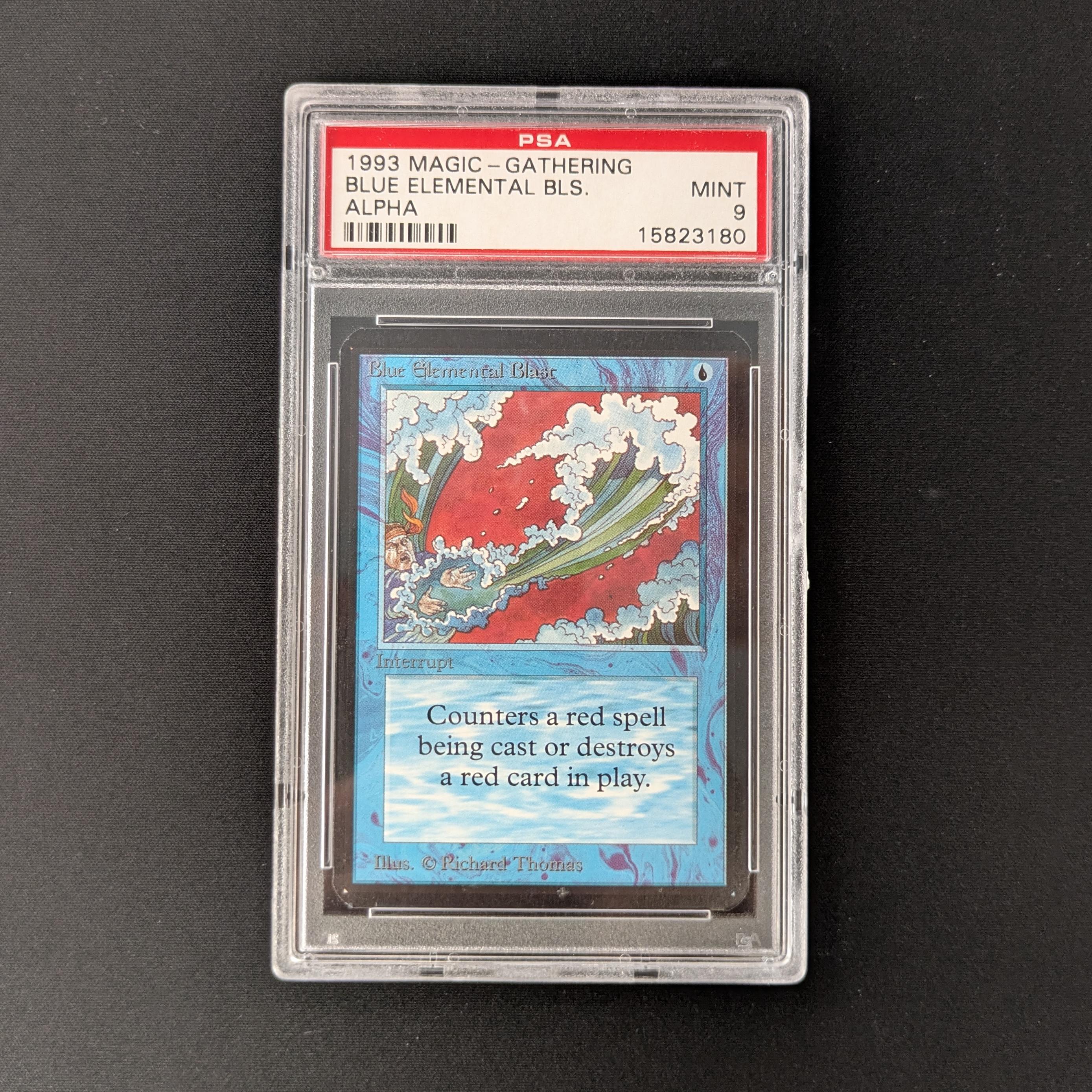 MTG Singles - Blue Elemental Blast - Alpha - PSA 9 - 