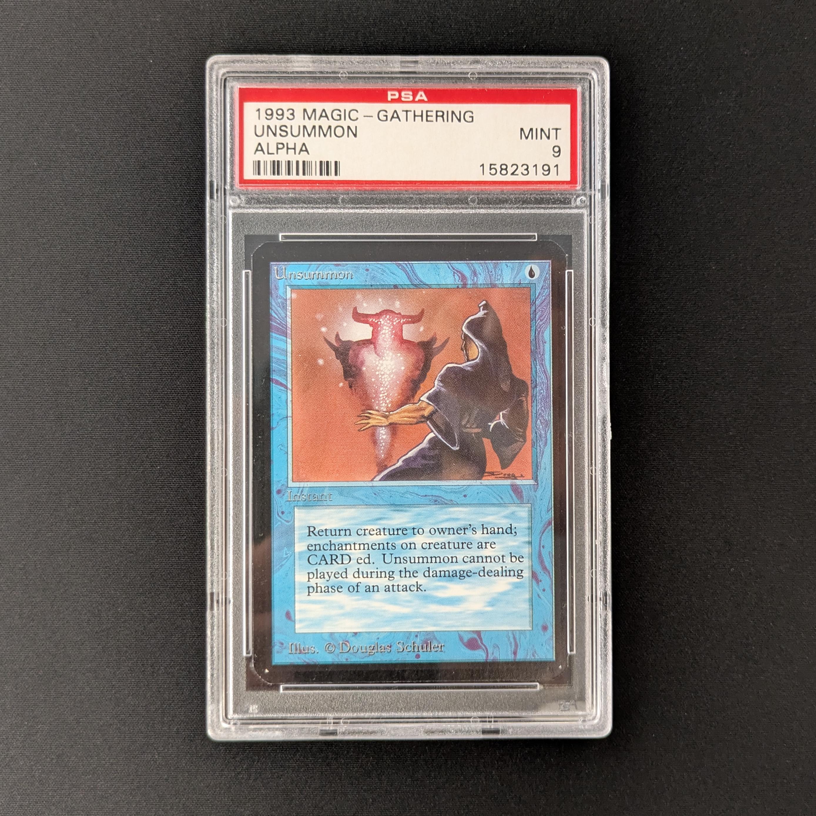 MTG Singles - Unsummon - Alpha - PSA 9 - 