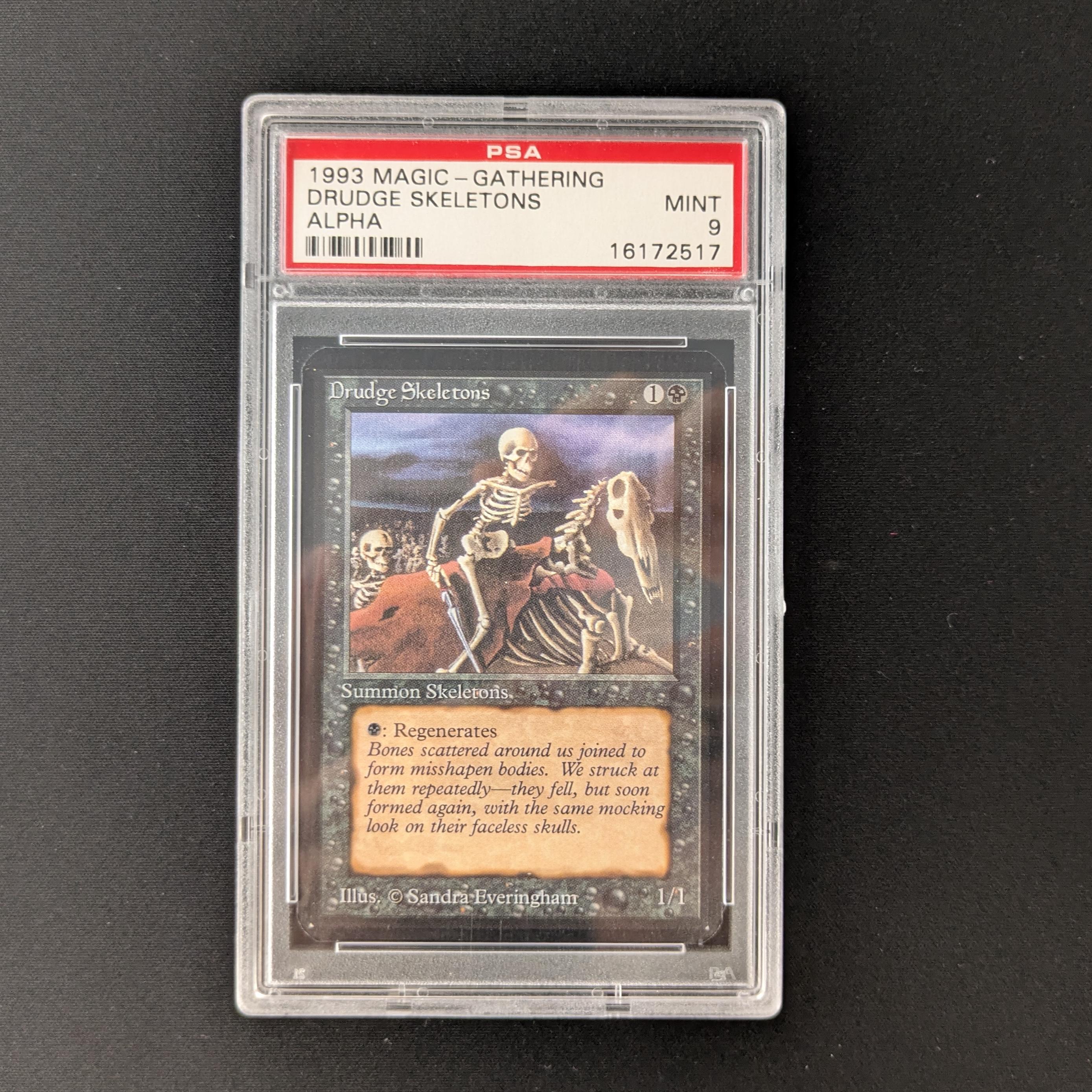 MTG Singles - Drudge Skeletons - Alpha - PSA 9 - 
