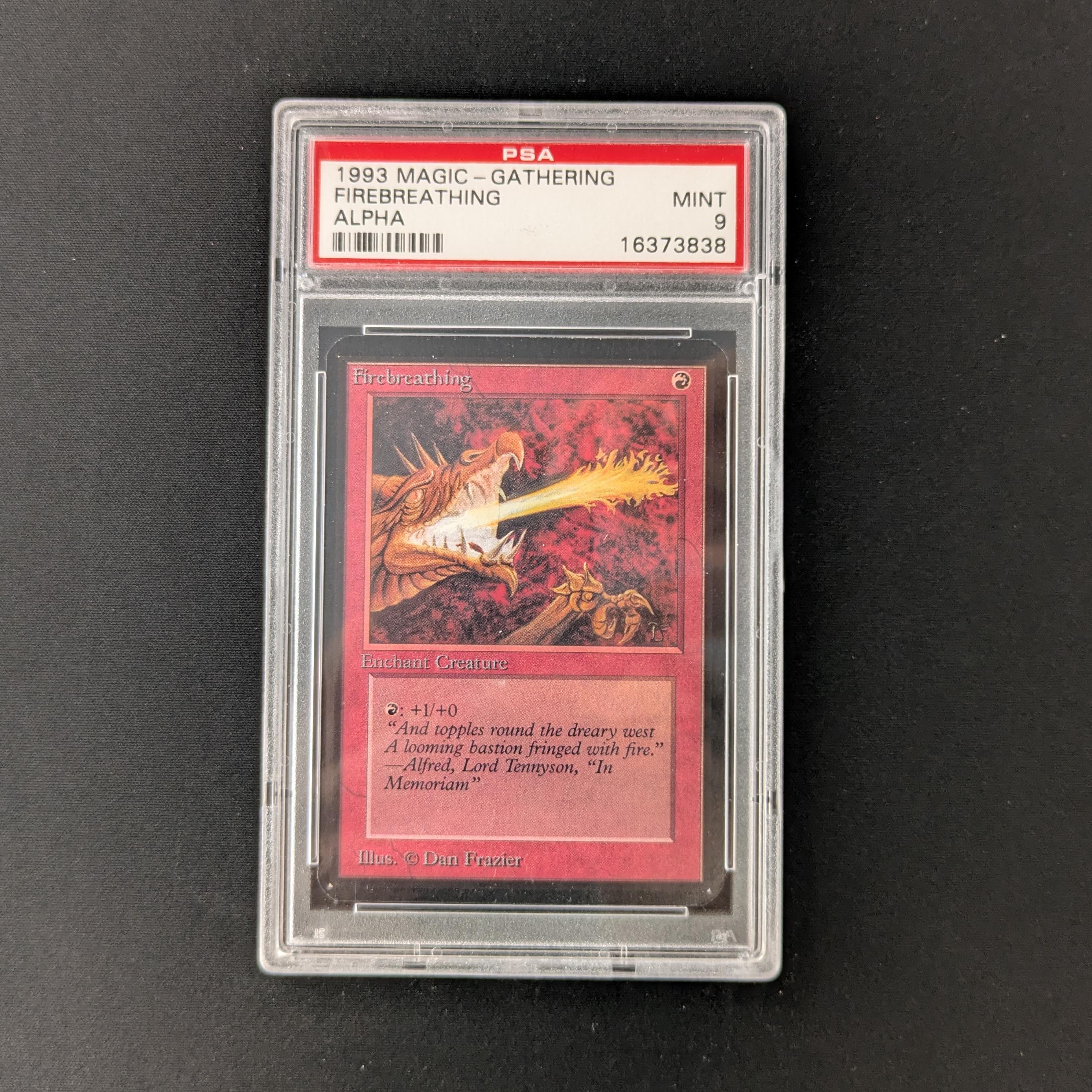 MTG Singles - Firebreathing - Alpha - PSA 9 - 