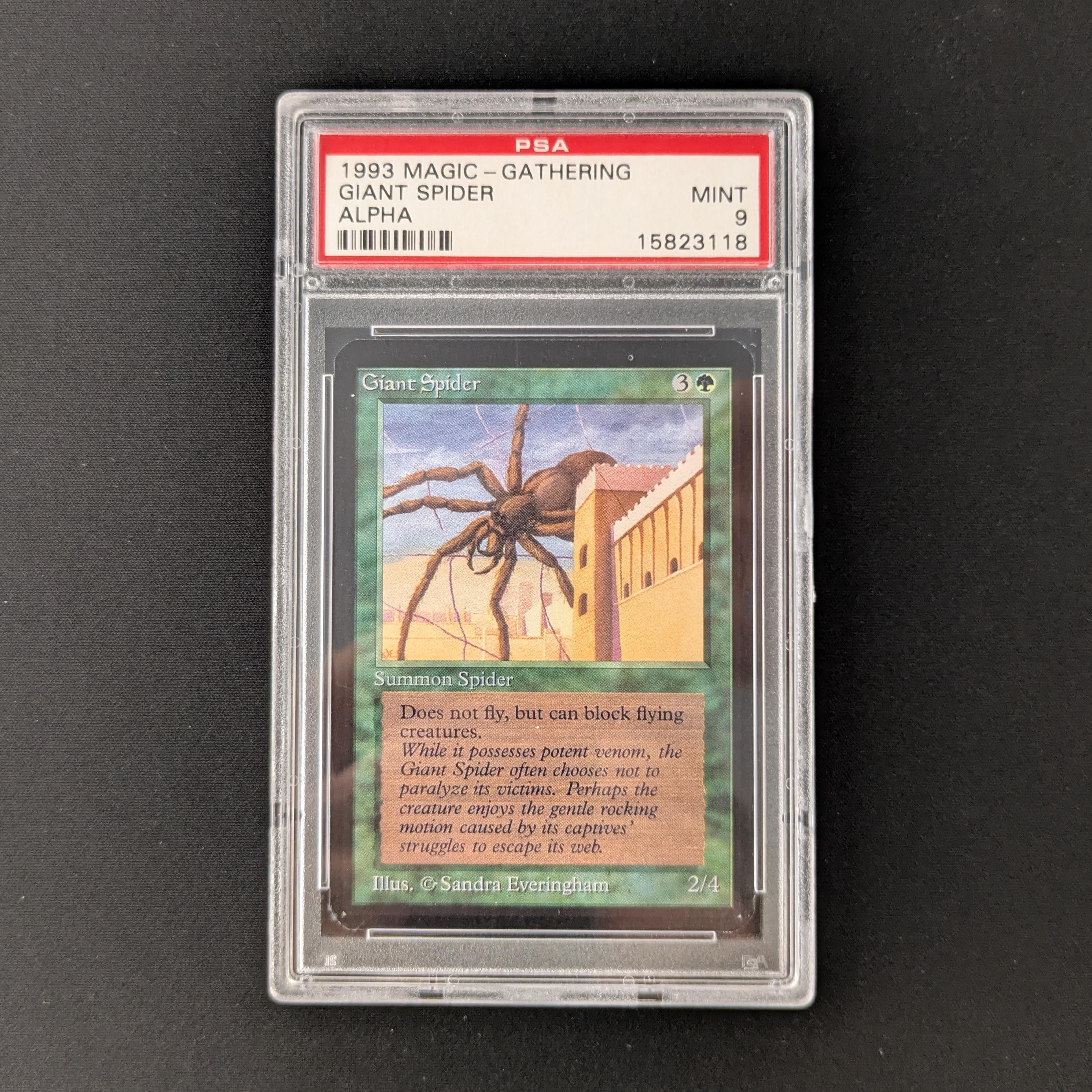 MTG Singles - Giant Spider - Alpha - PSA 9 - 