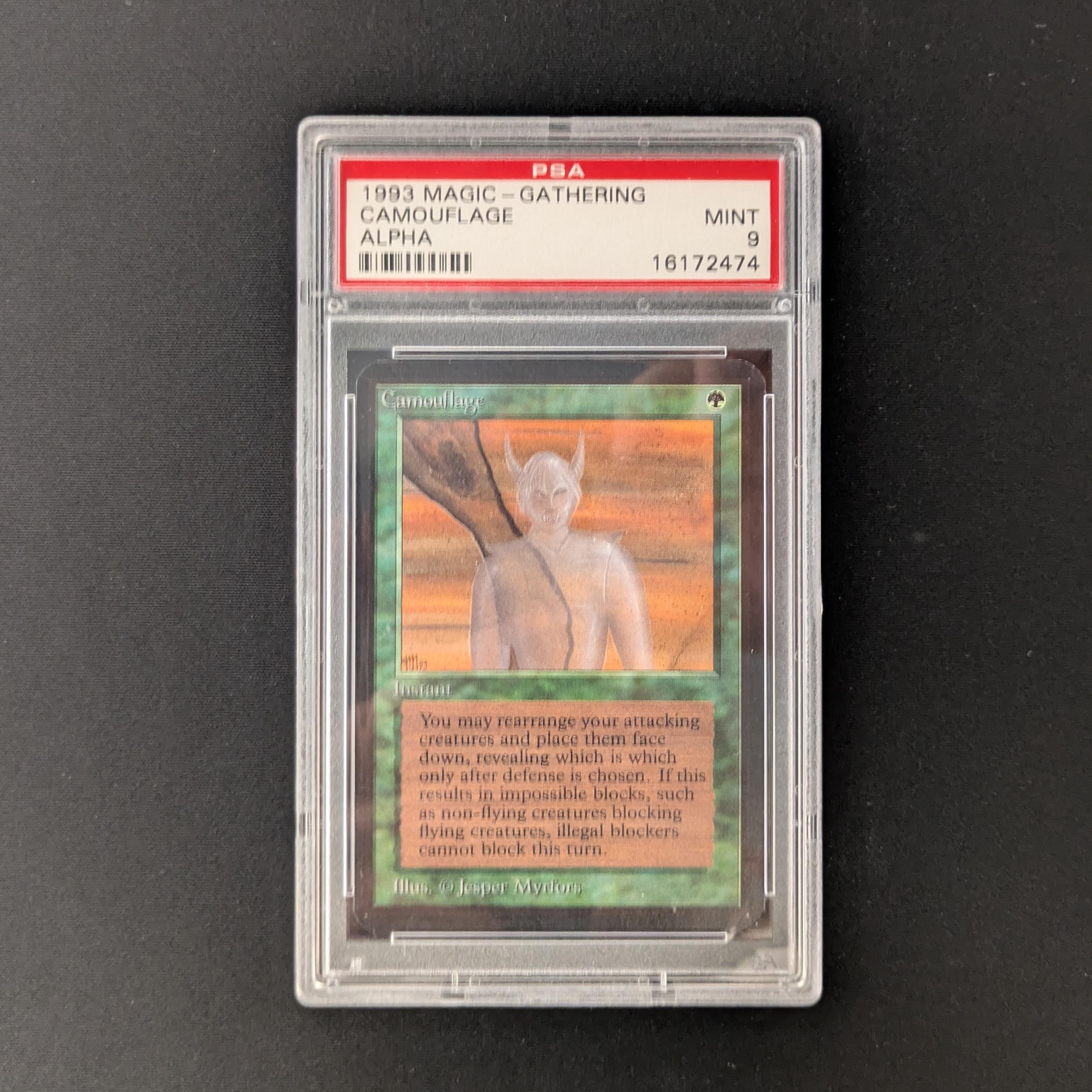 MTG Singles - Camouflage - Alpha - PSA 9 - 