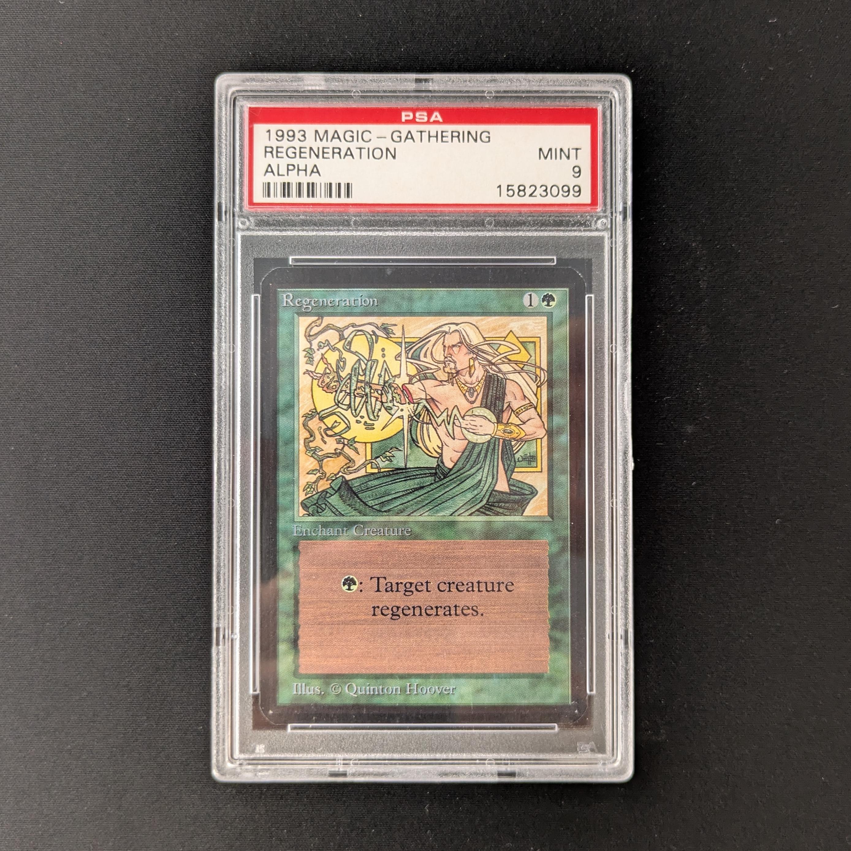 MTG Singles - Regeneration - Alpha - PSA 9 - 