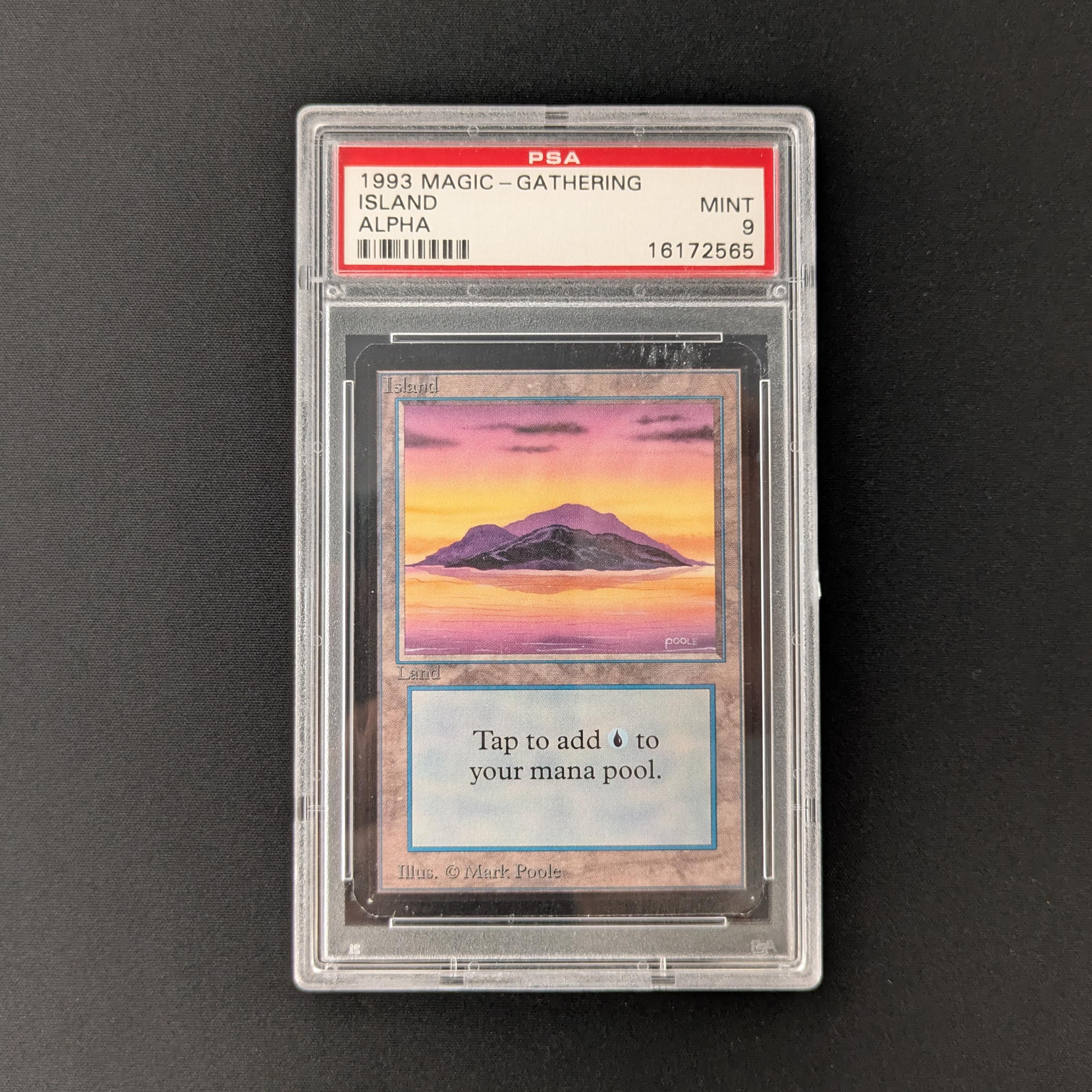 MTG Singles - Island (V.1) - Alpha - PSA 9 - 