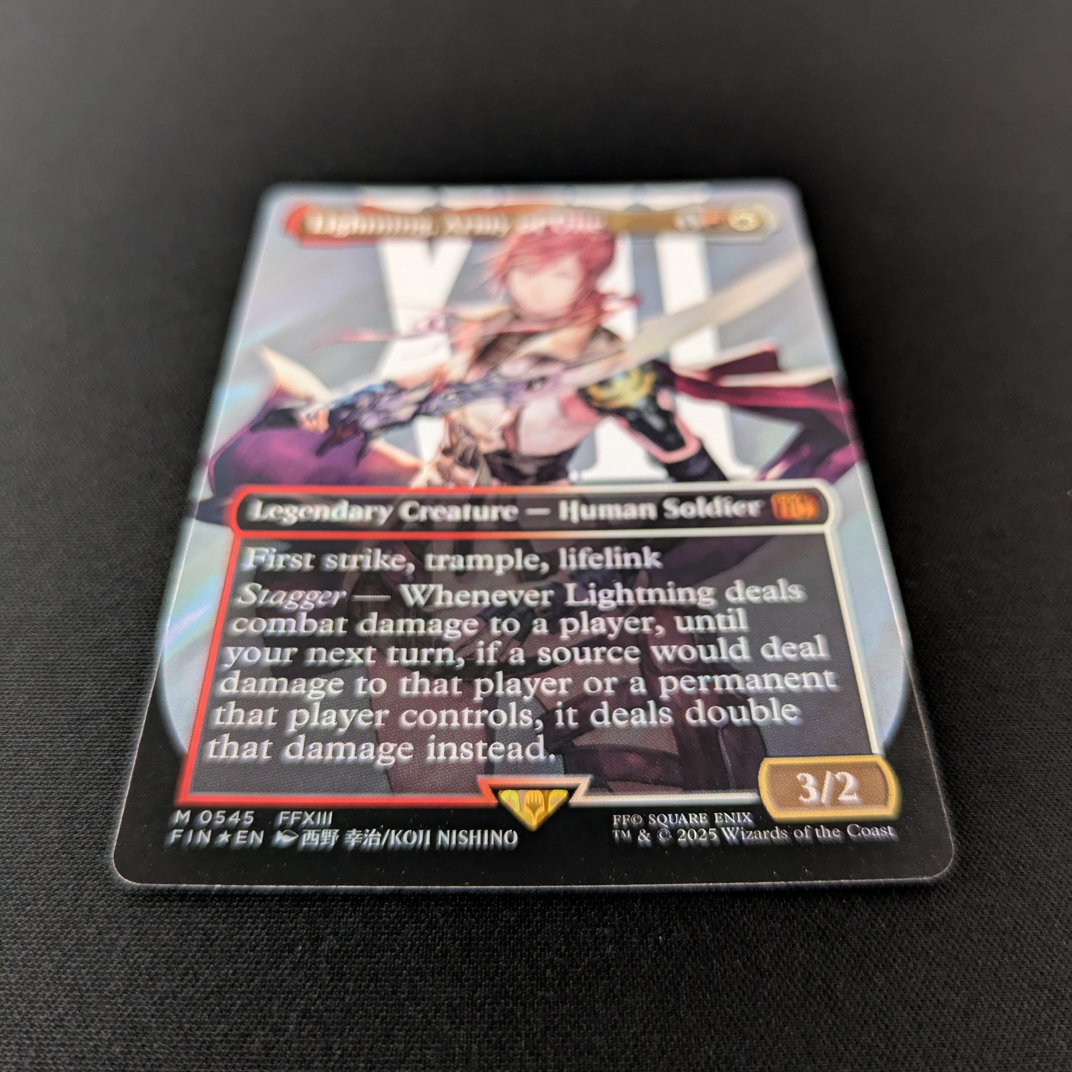 MTG Singles - [FOIL] Lightning, Army of One (Surge Foil) - Magic the Gathering: Final Fantasy - Extras - NM - 