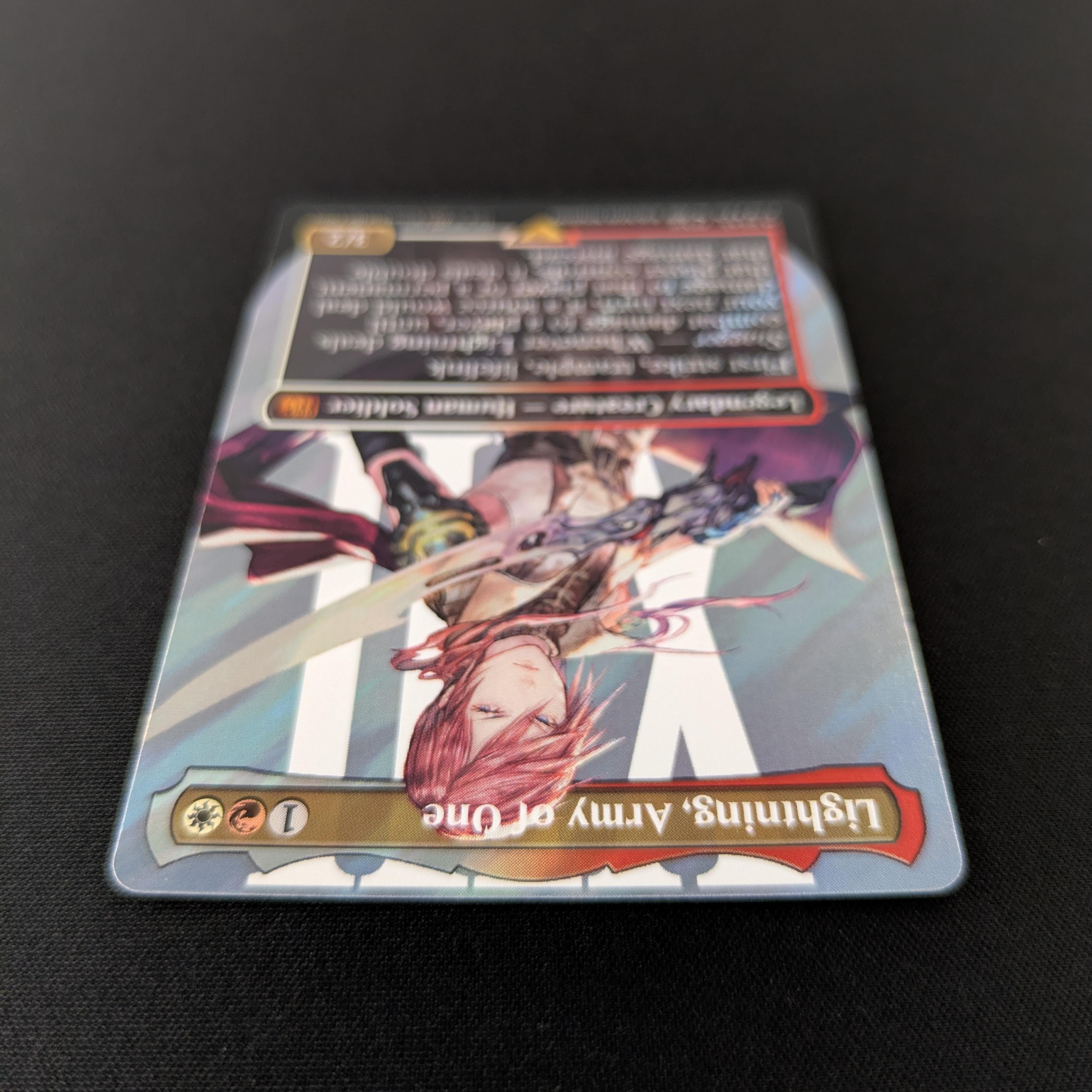 MTG Singles - [FOIL] Lightning, Army of One (Surge Foil) - Magic the Gathering: Final Fantasy - Extras - NM - 