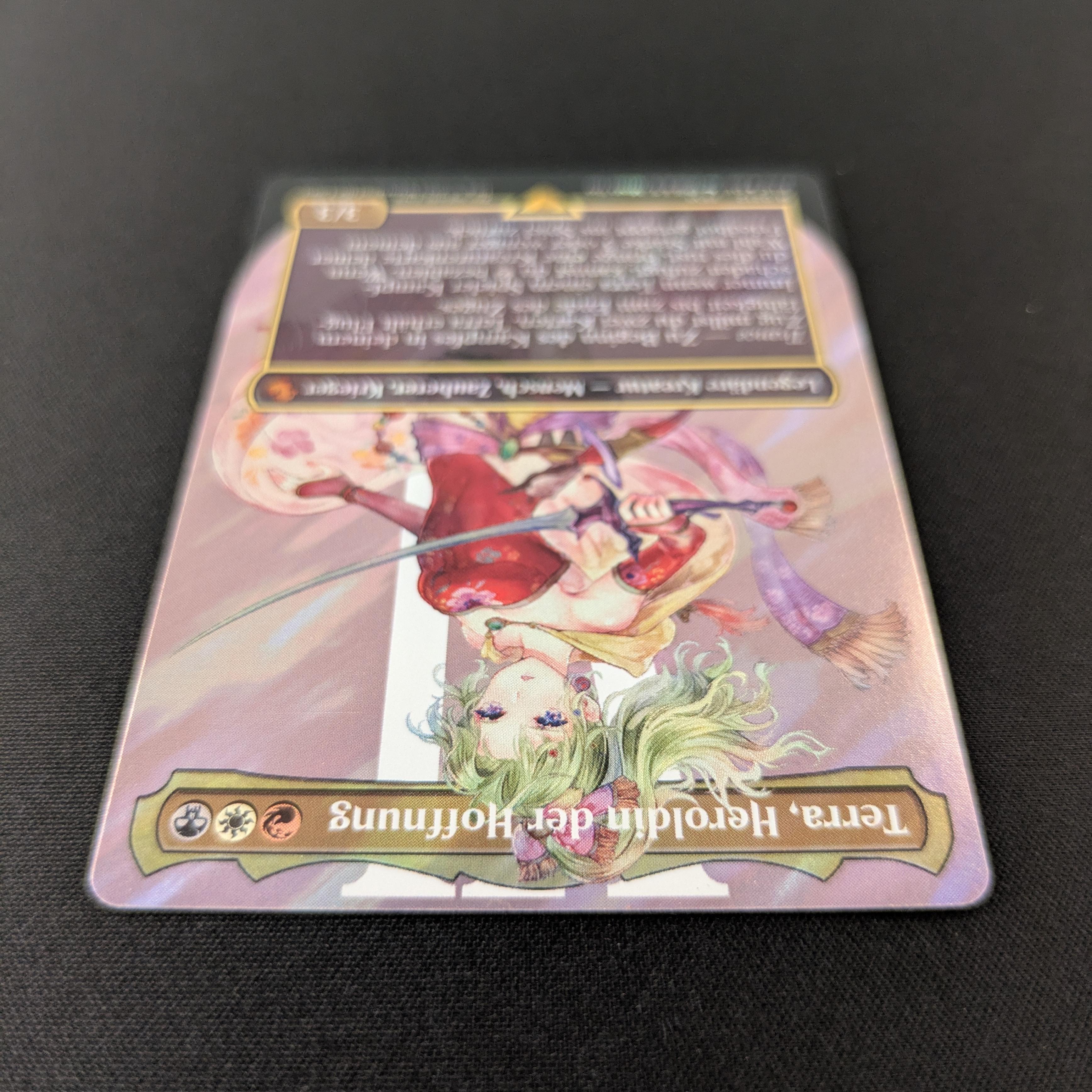 MTG Singles - [FOIL] Terra, Herald of Hope (Surge Foil) - Commander: Magic: The Gathering - FINAL FANTASY: Extras - NM - 