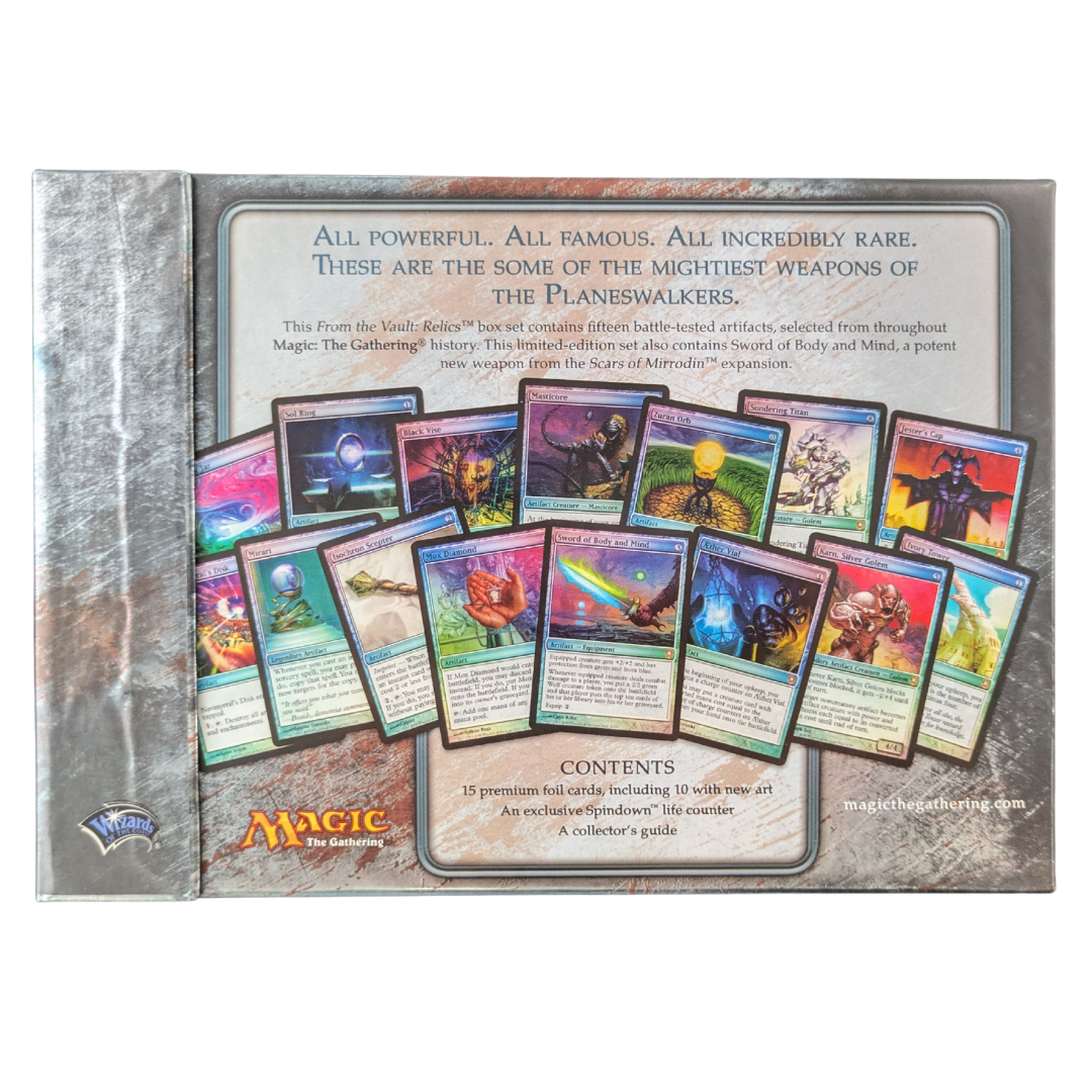 From the Vault: Relics From the Vault: Relics English