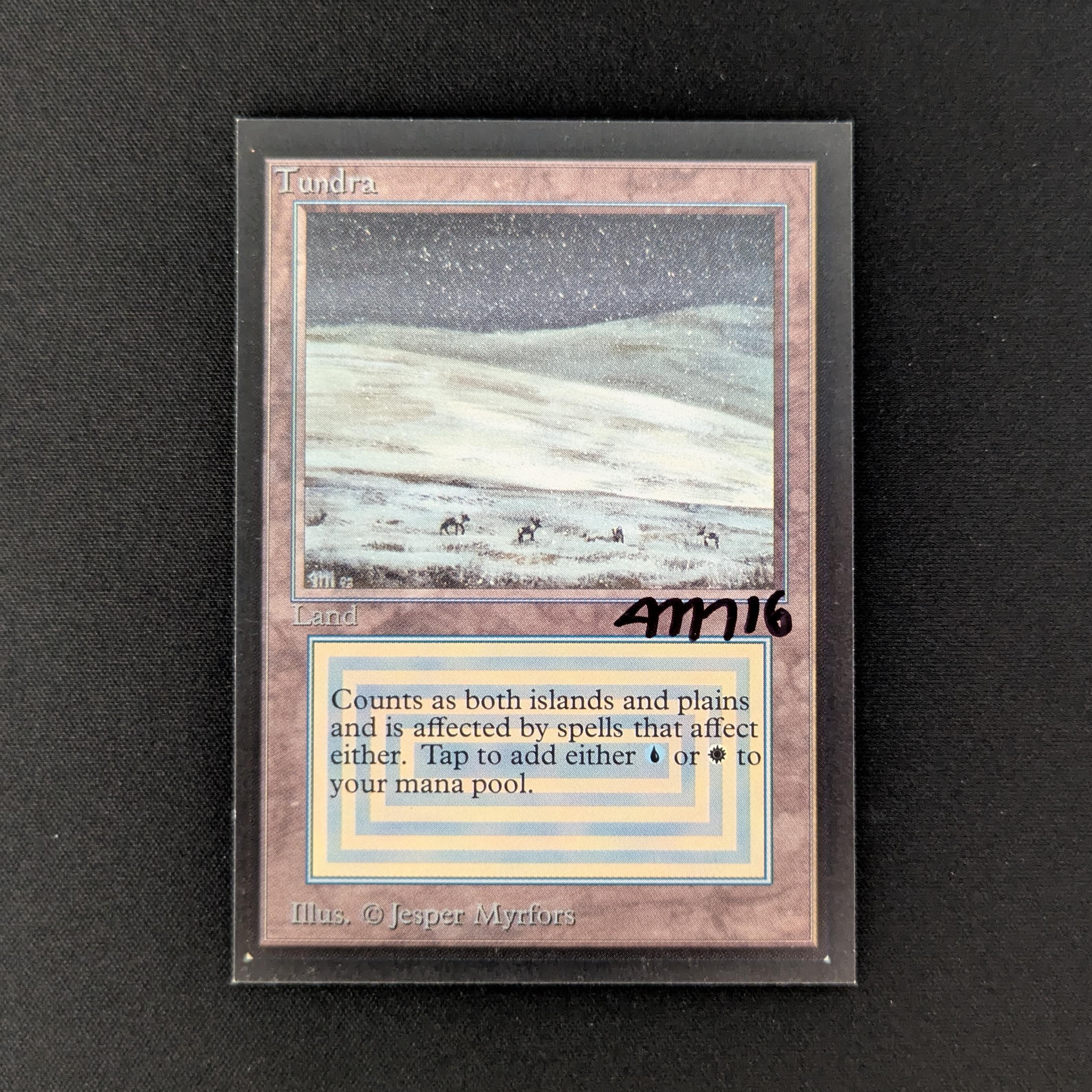 MTG Singles - Tundra - Collectors' Edition - NM - SIGNED - 27487