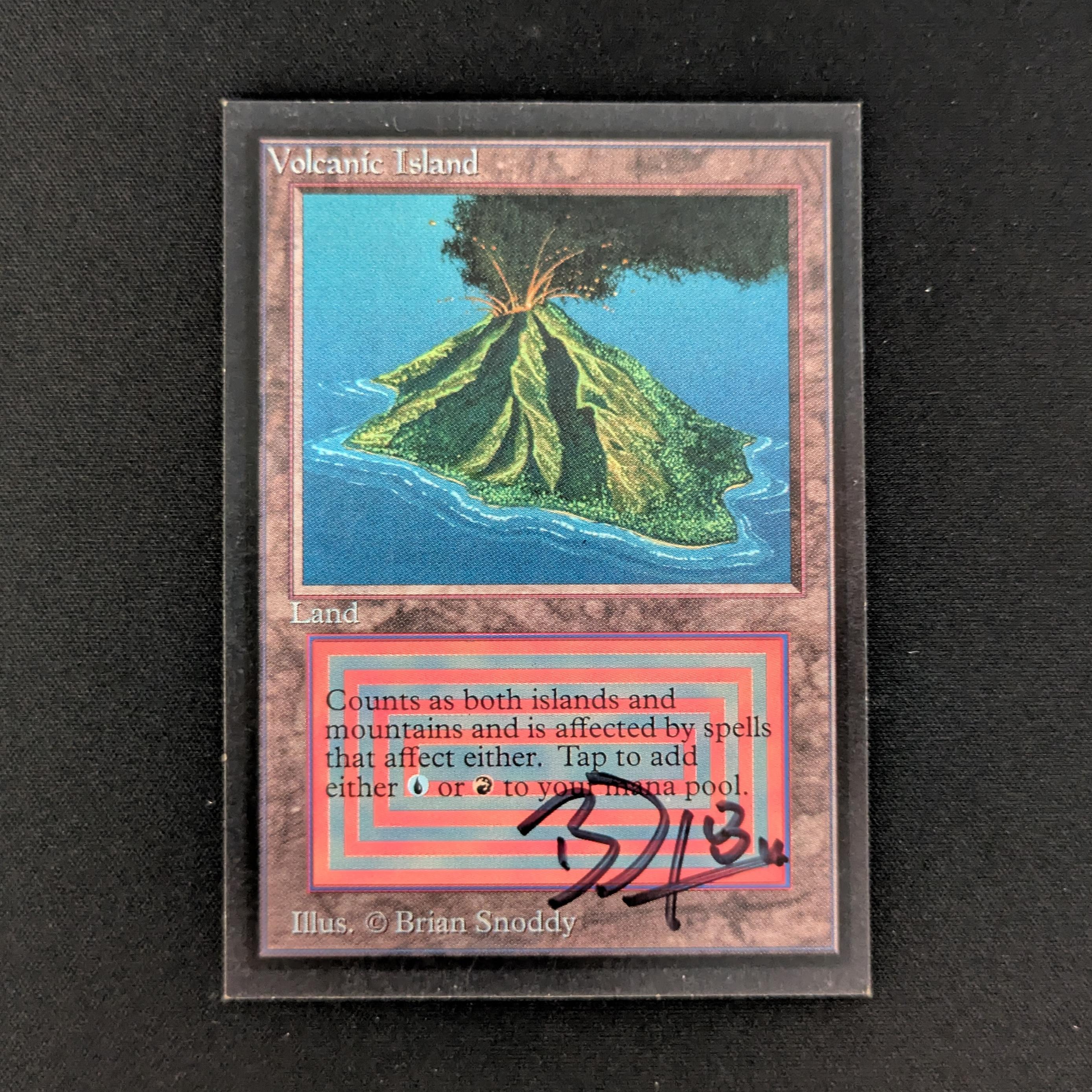 MTG Singles - Volcanic Island - International Edition - LP - SIGNED - 27517