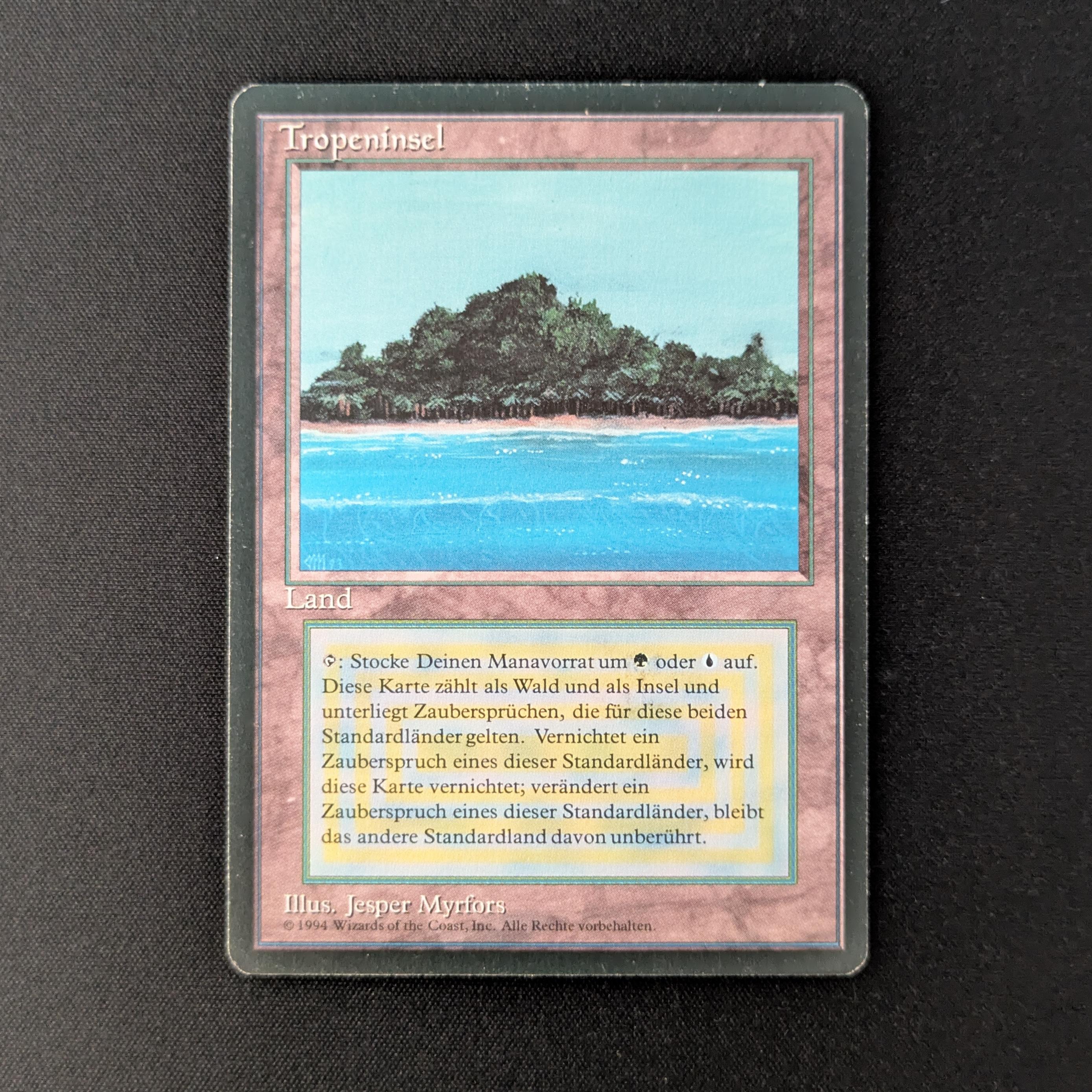MTG Singles - Tropical Island - Foreign Black Bordered - German - EX - 27539