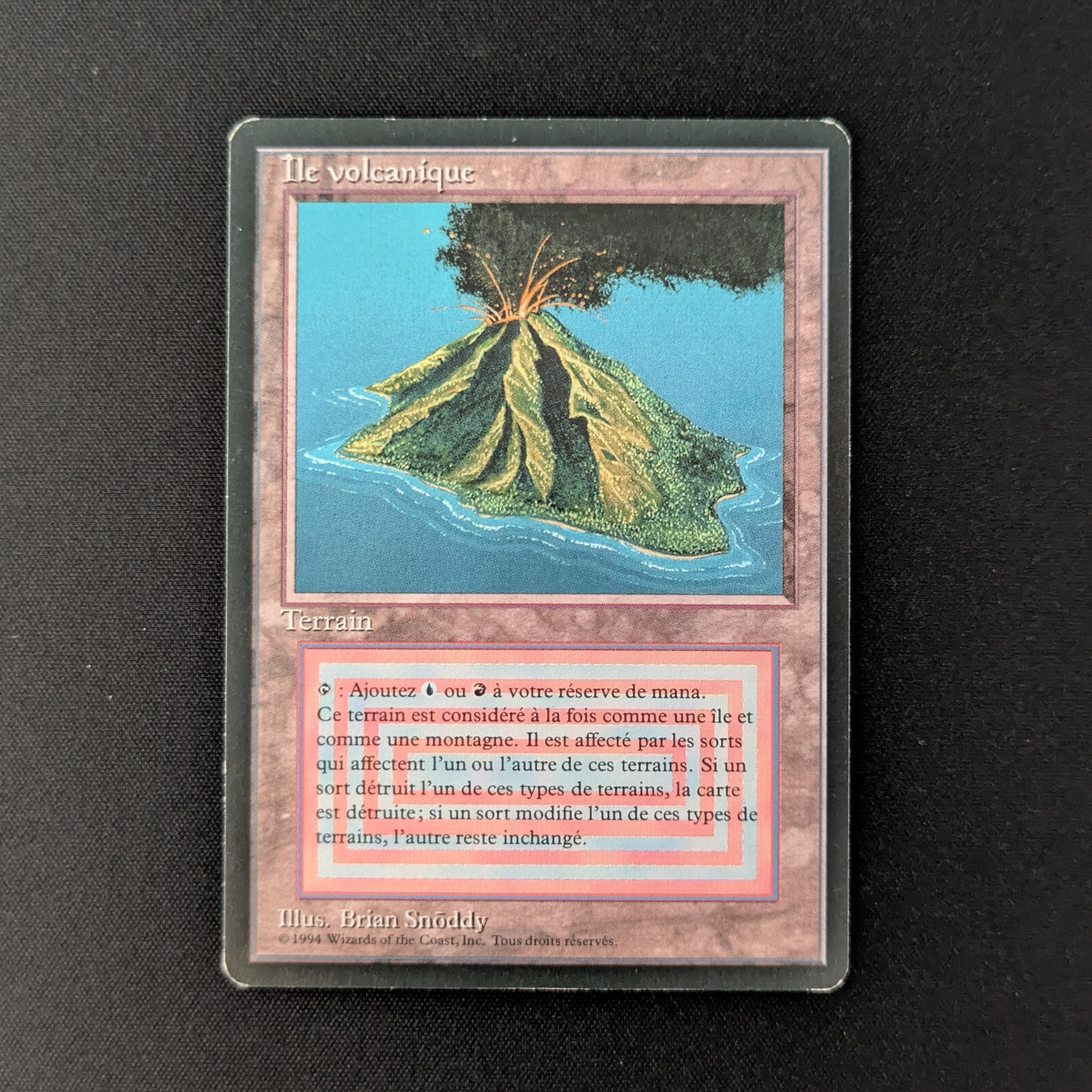 MTG Singles - Volcanic Island - Foreign Black Bordered - French - GD - 27547