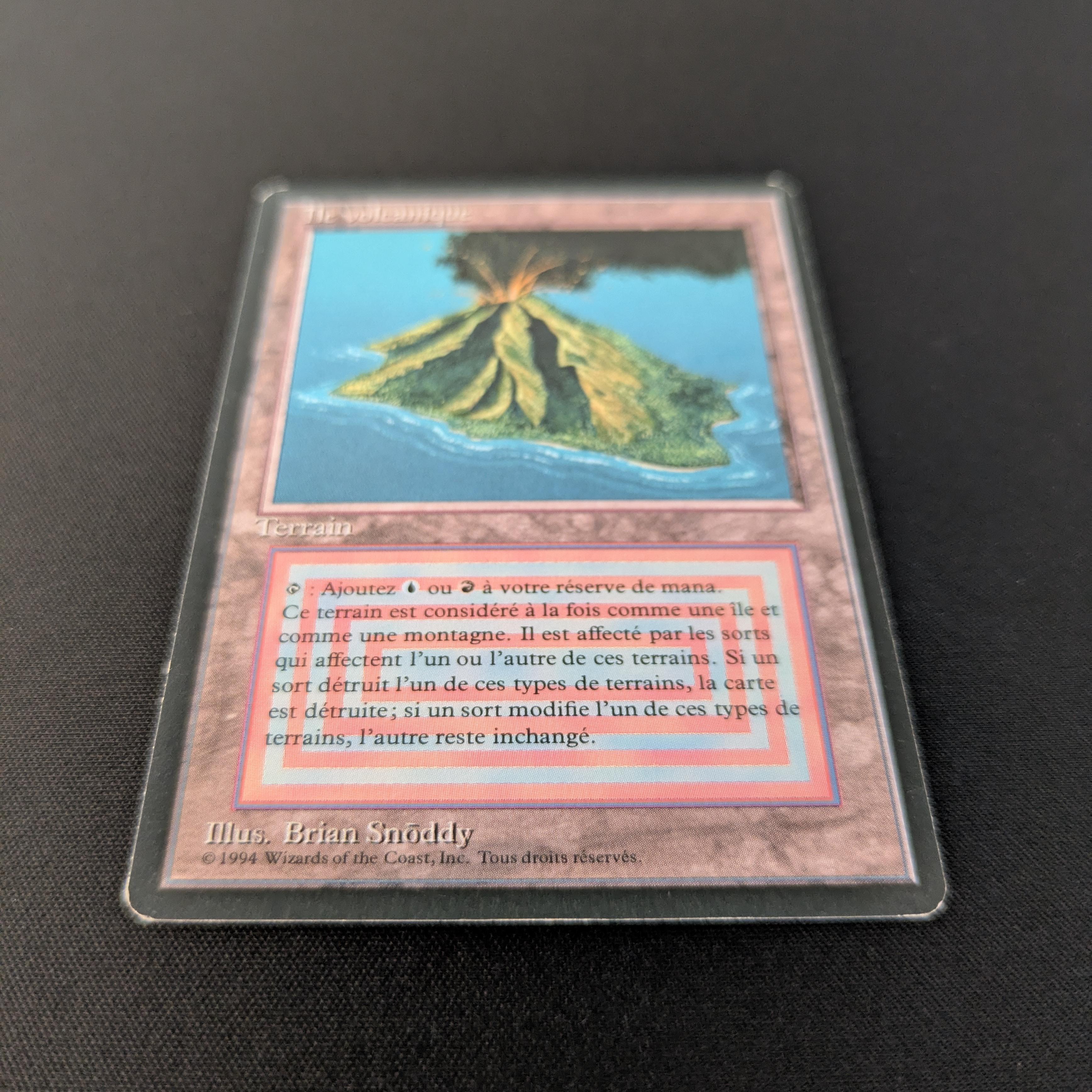 MTG Singles - Volcanic Island - Foreign Black Bordered - 