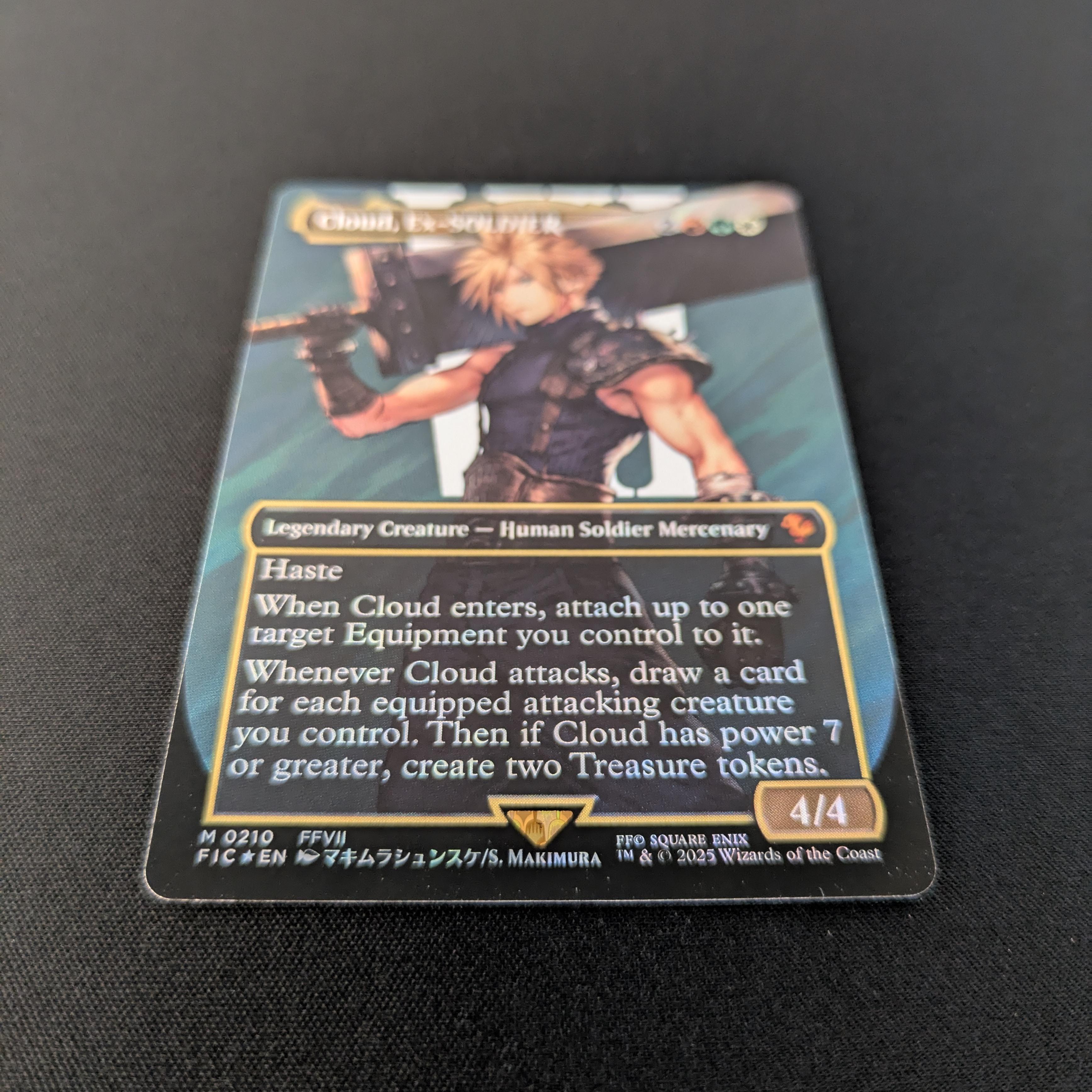 MTG Singles - [FOIL] Cloud, Ex-SOLDIER (Surge Foil) - Commander: Magic: The Gathering - FINAL FANTASY: Extras - NM - 