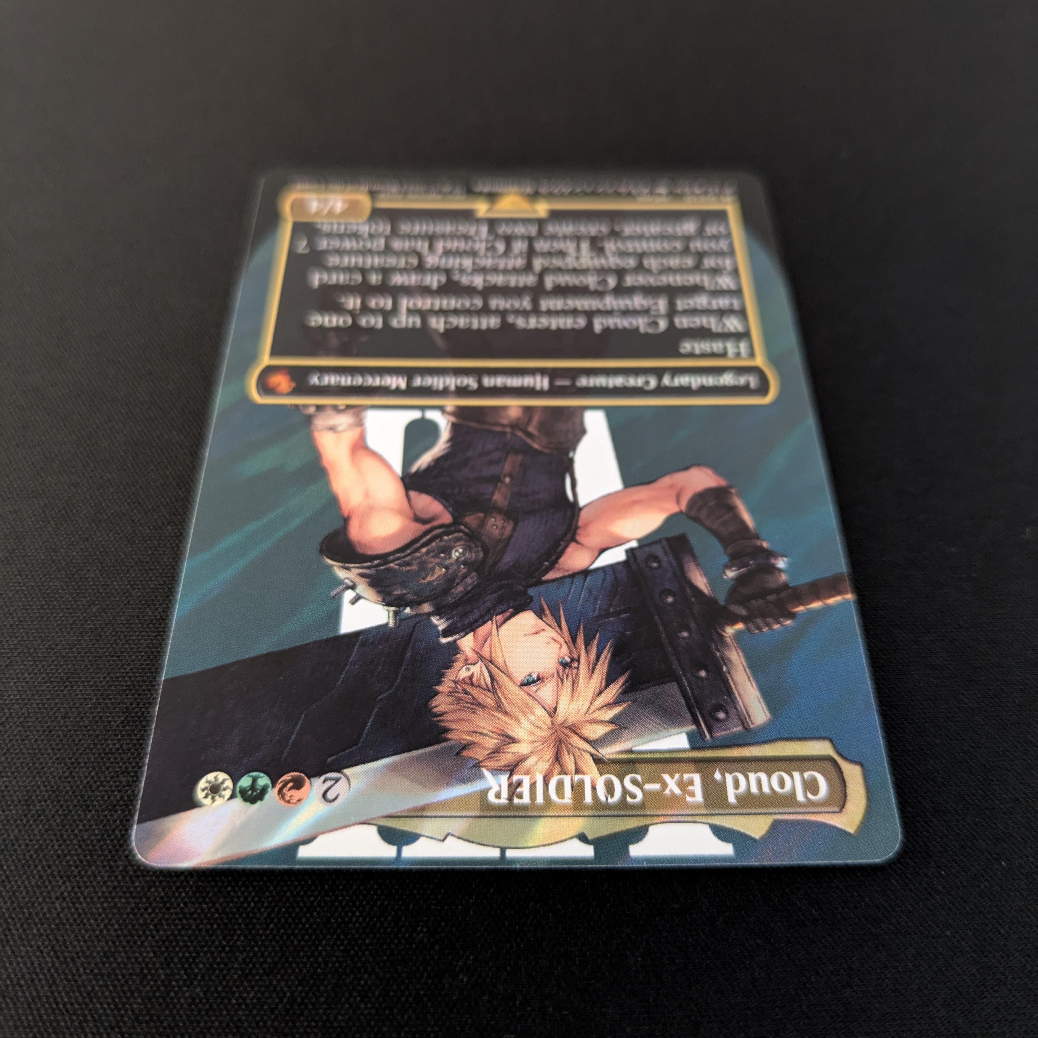MTG Singles - [FOIL] Cloud, Ex-SOLDIER (Surge Foil) - Commander: Magic: The Gathering - FINAL FANTASY: Extras - NM - 