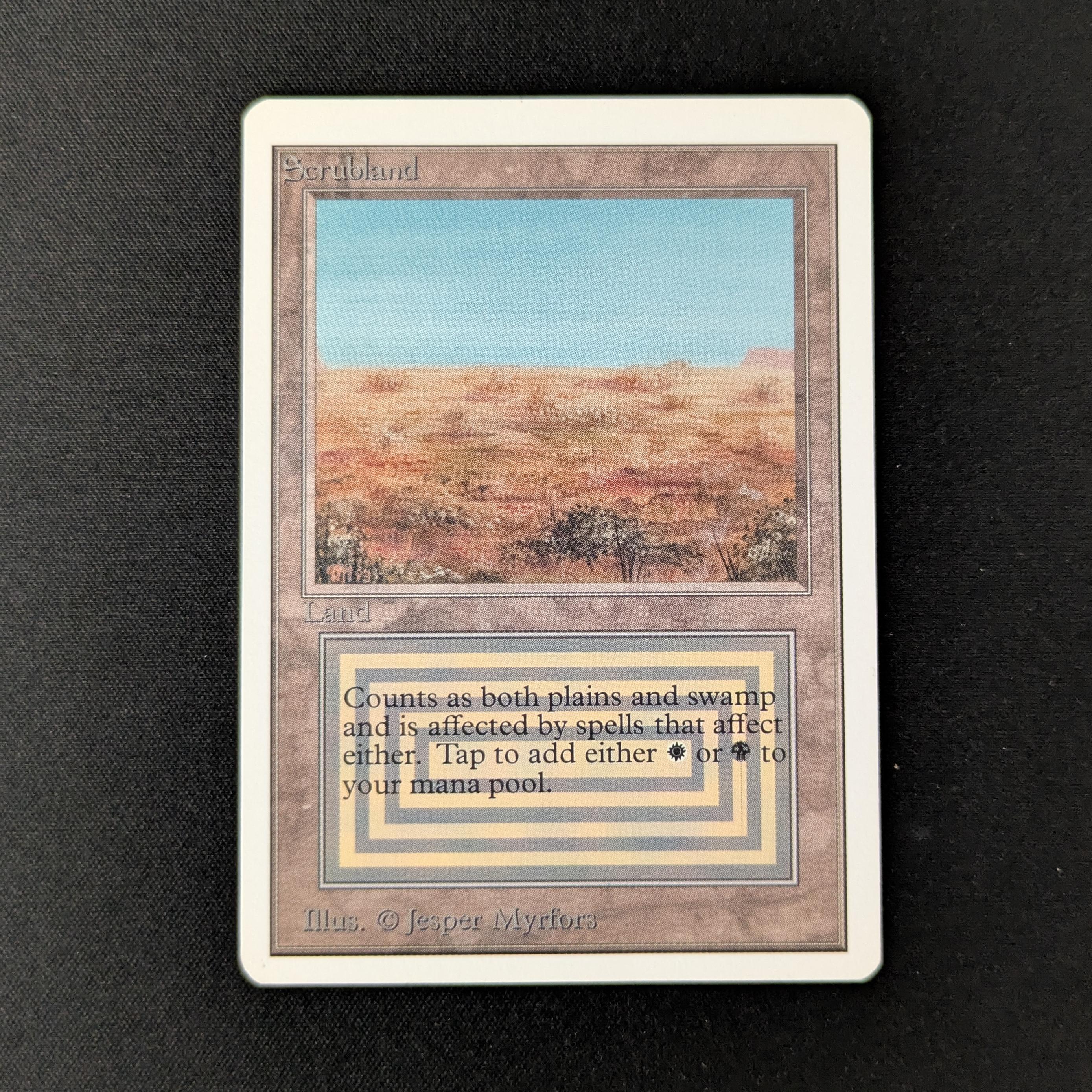 MTG Singles - Scrubland - Unlimited - GD - 27581