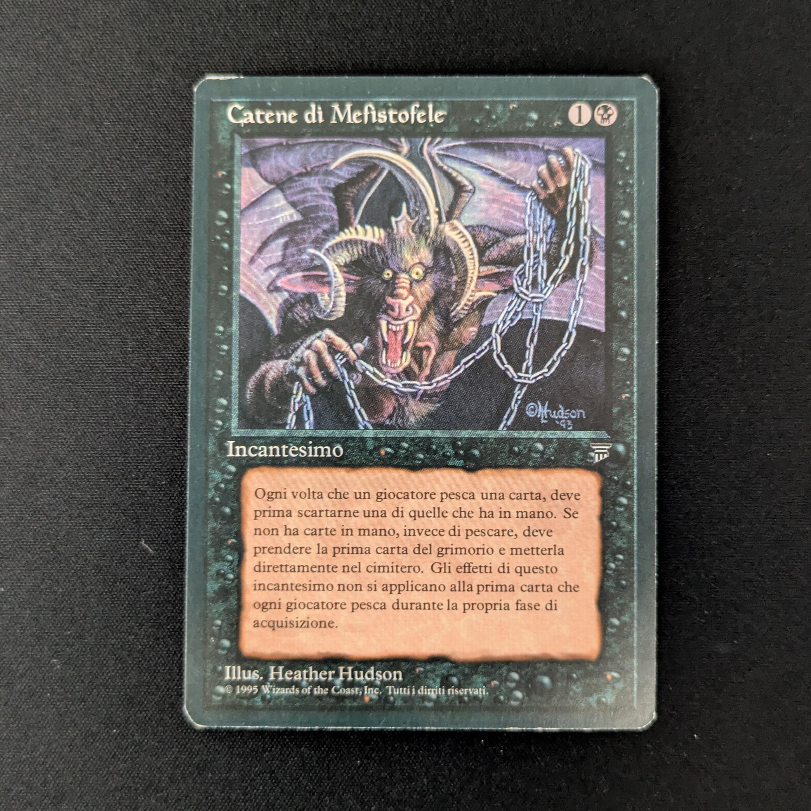 MTG Singles - Chains of Mephistopheles - Legends Italian - PO - WATER DAMAGE - 27595
