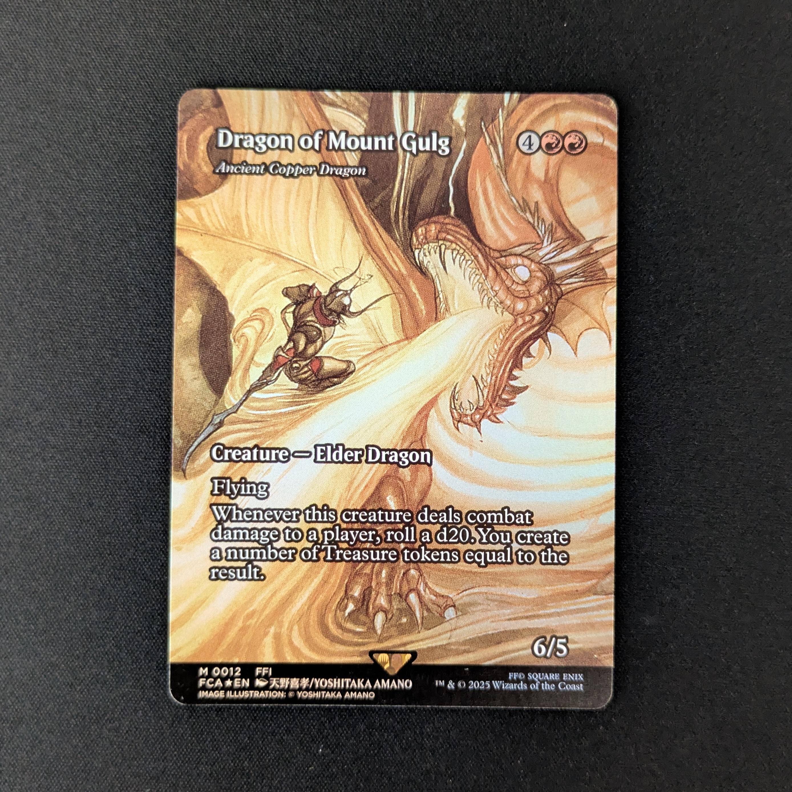 [FOIL] Ancient Copper Dragon - Magic: The Gathering - FINAL FANTASY Through the Ages - NM
