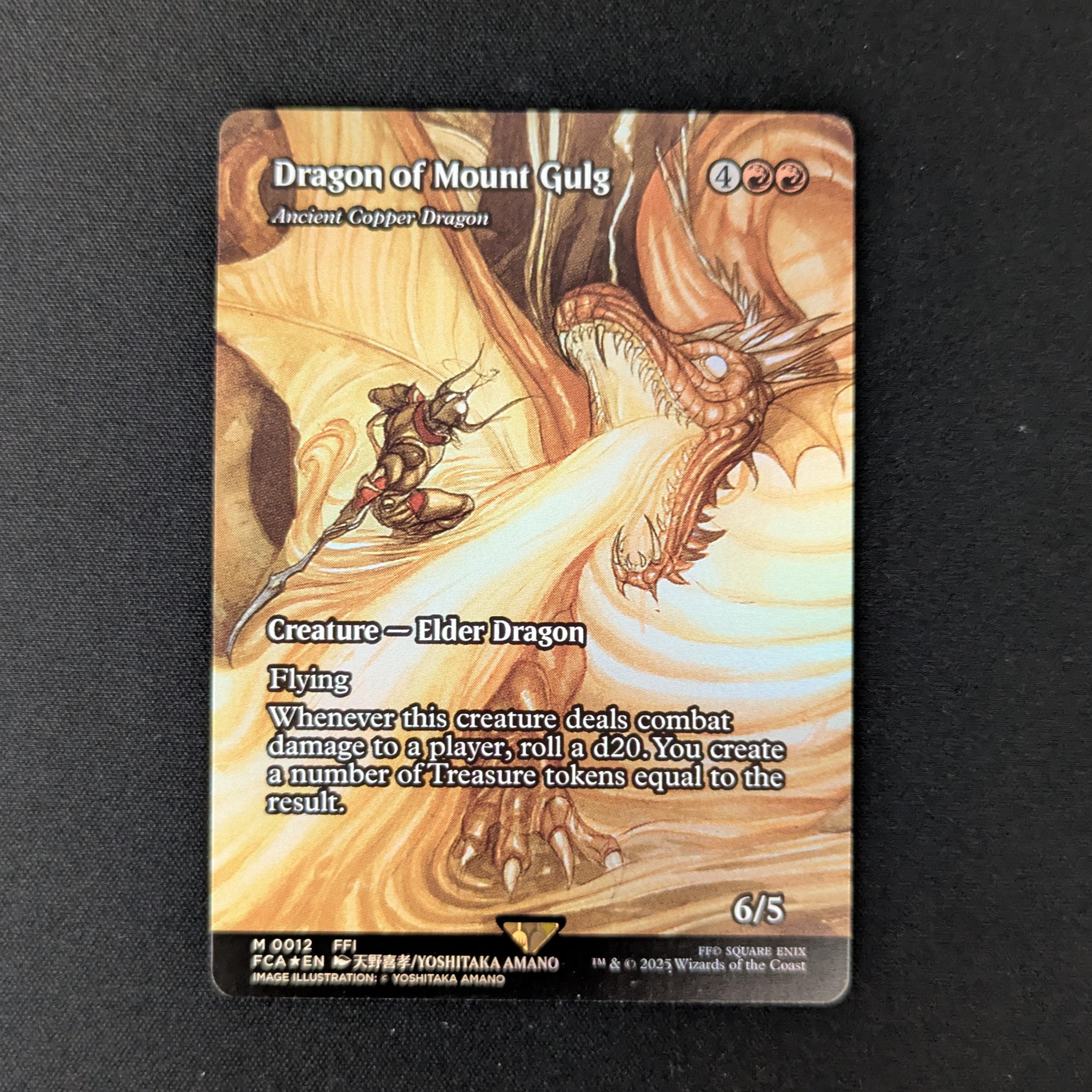 [FOIL] Ancient Copper Dragon - Magic: The Gathering - FINAL FANTASY Through the Ages - NM