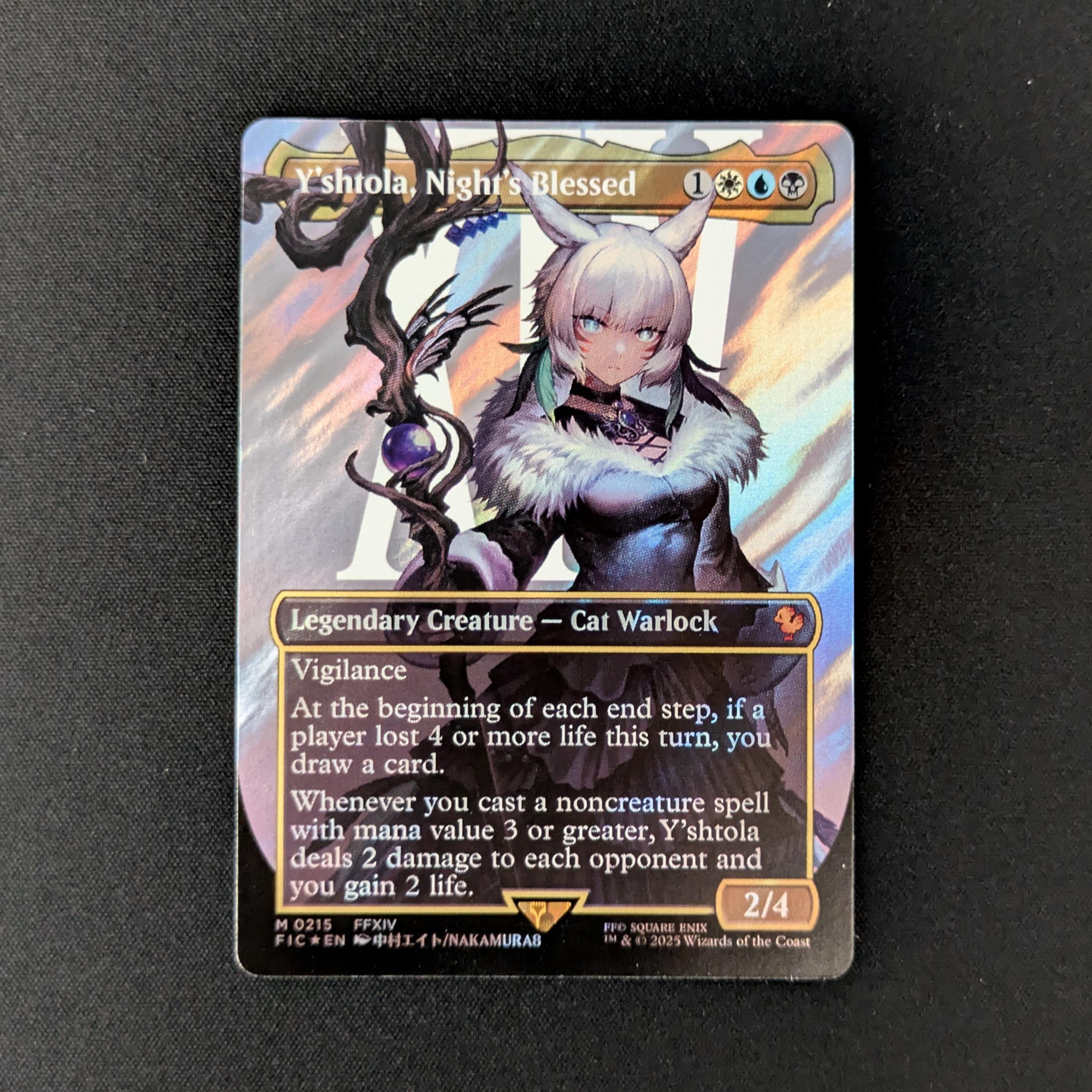 [FOIL] Y'shtola, Night's Blessed (Surge Foil) - Commander: Magic: The Gathering - FINAL FANTASY: Extras - NM