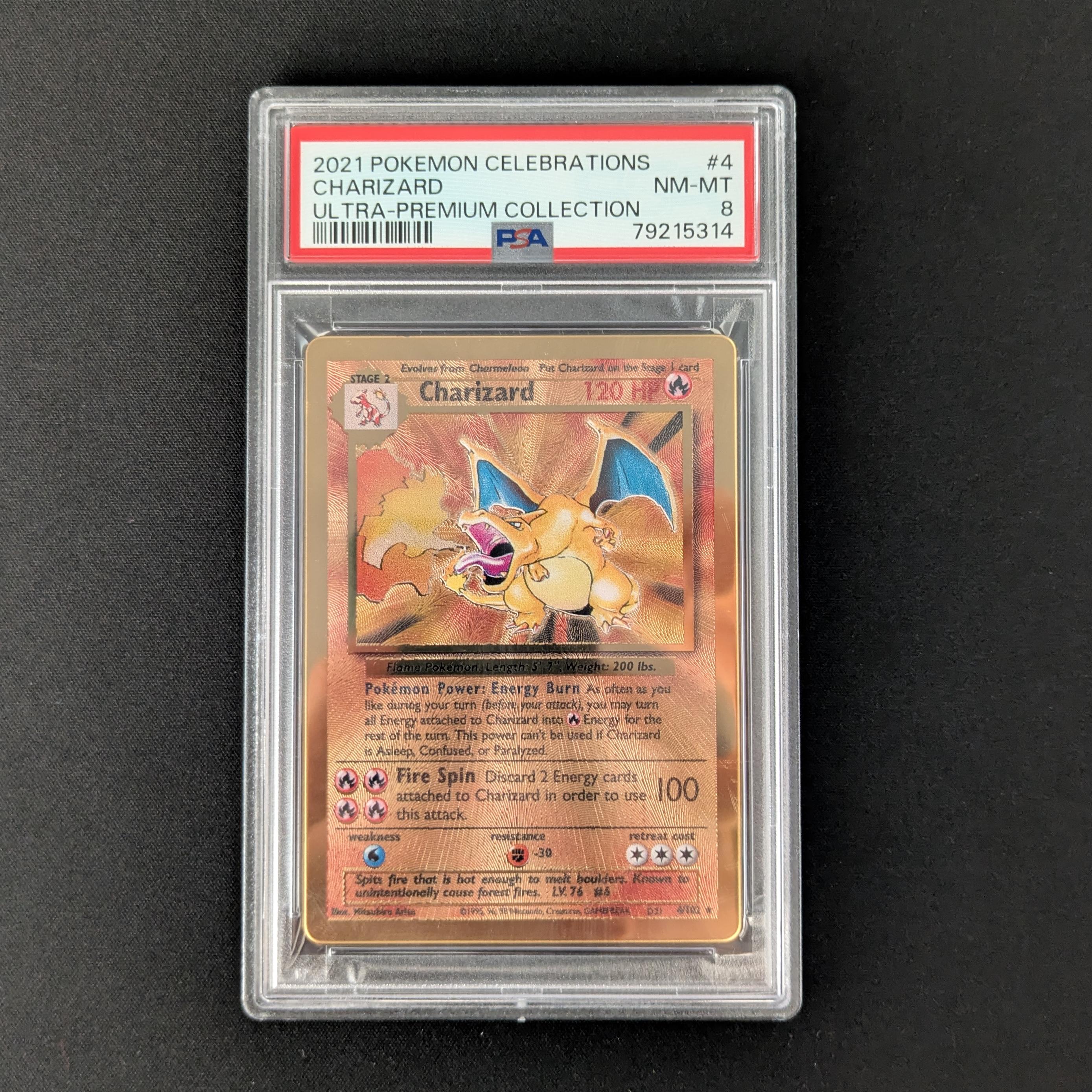 PTCG \\>> Charizard (Metal) (PSA 8) <<// Celebrations - 341 Trading