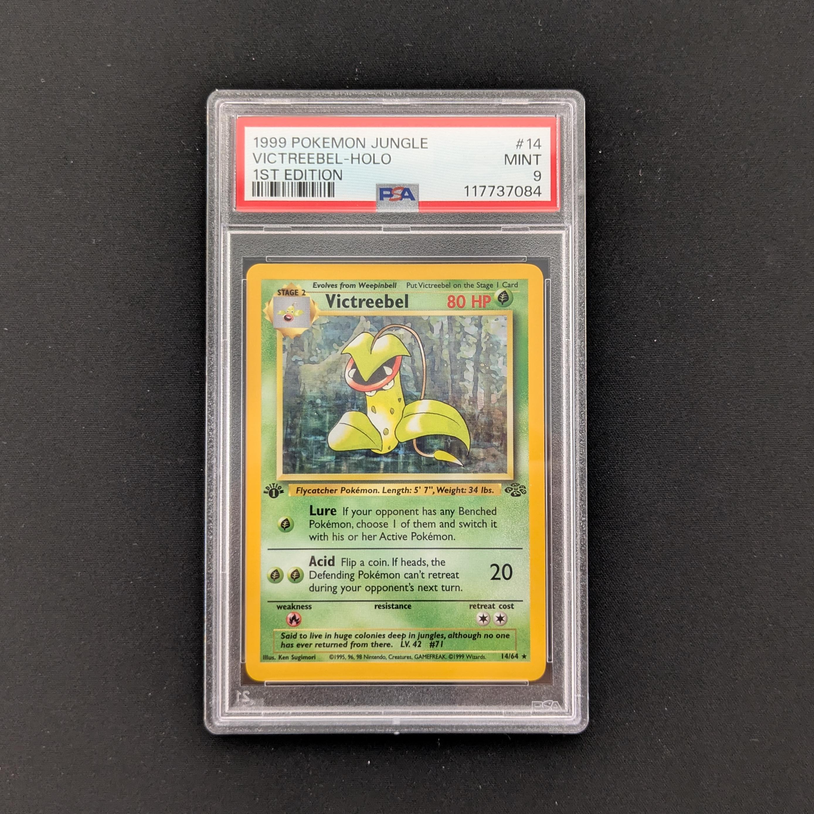 PTCG Singles - Victreebel (JU 14) - Jungle - English - PSA 9 - 27664
