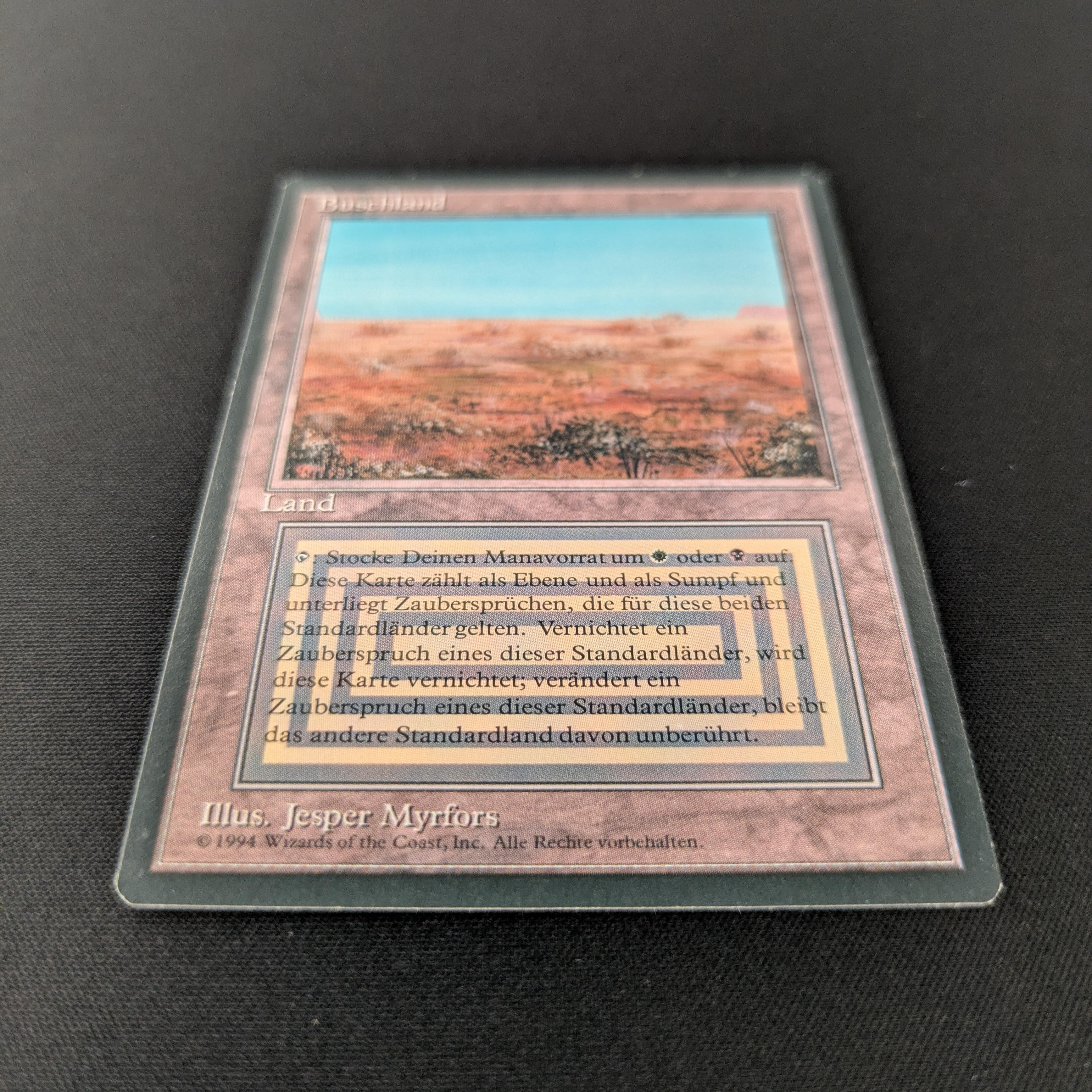 MTG Singles - Scrubland - Foreign Black Bordered - 