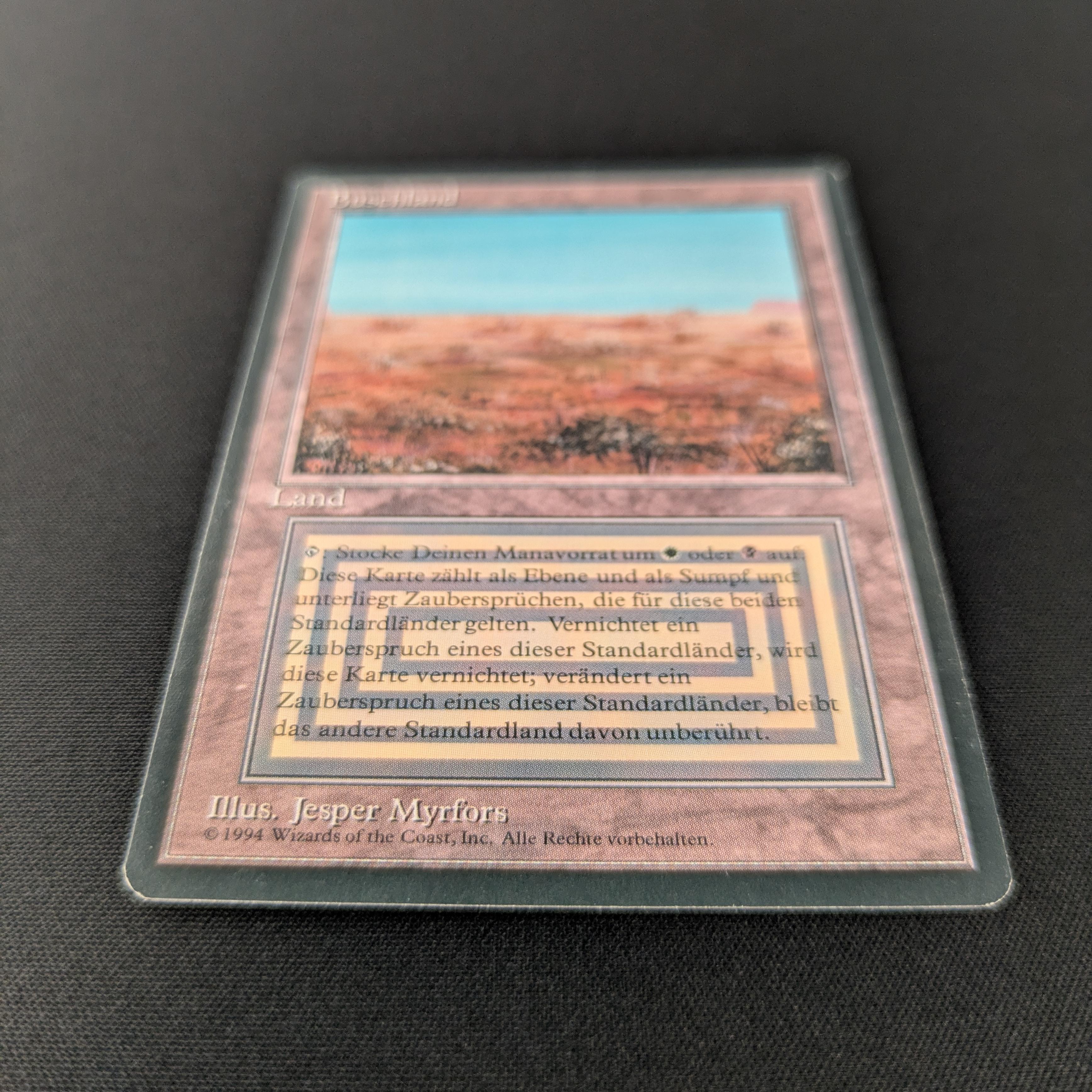 MTG Singles - Scrubland - Foreign Black Bordered - 