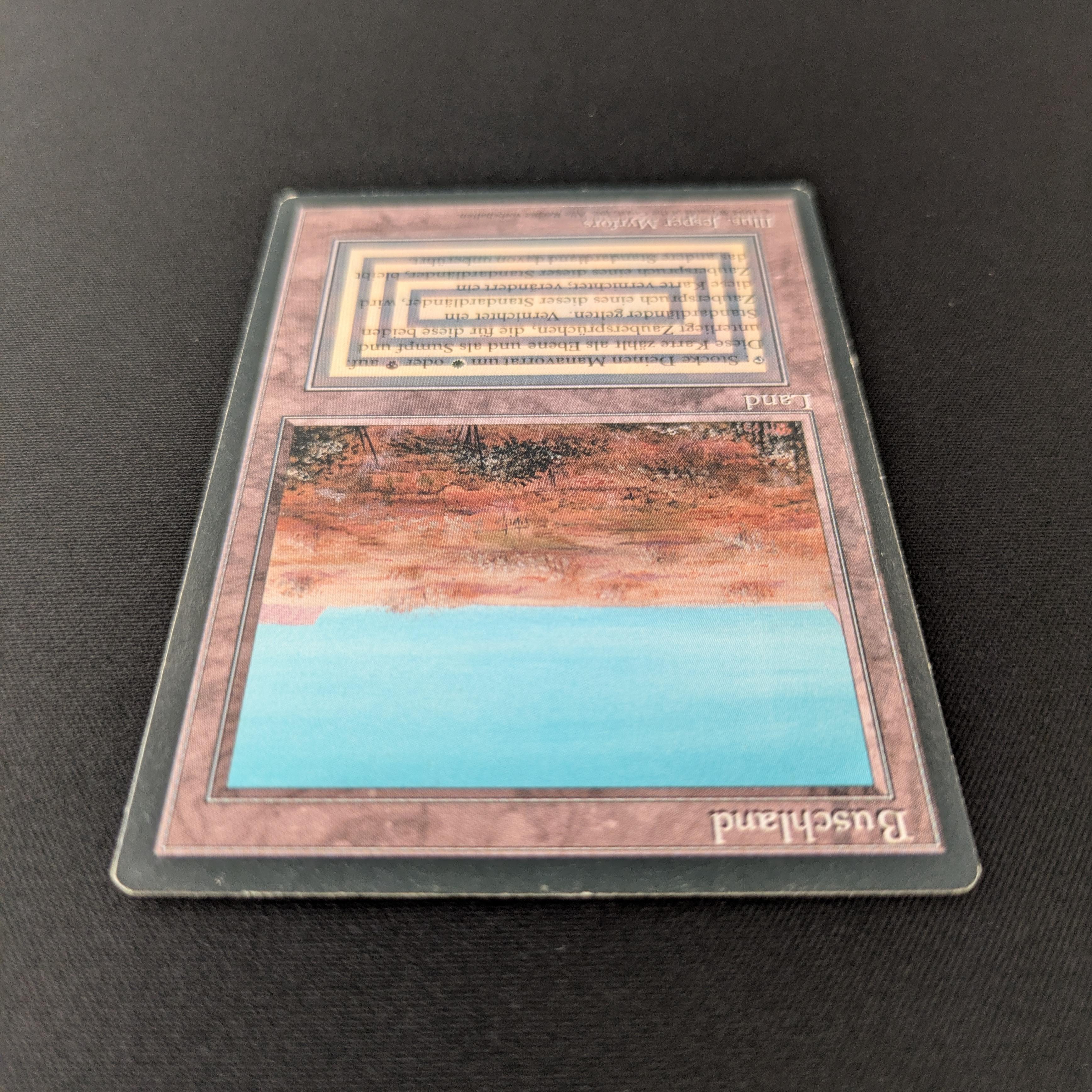 MTG Singles - Scrubland - Foreign Black Bordered - 