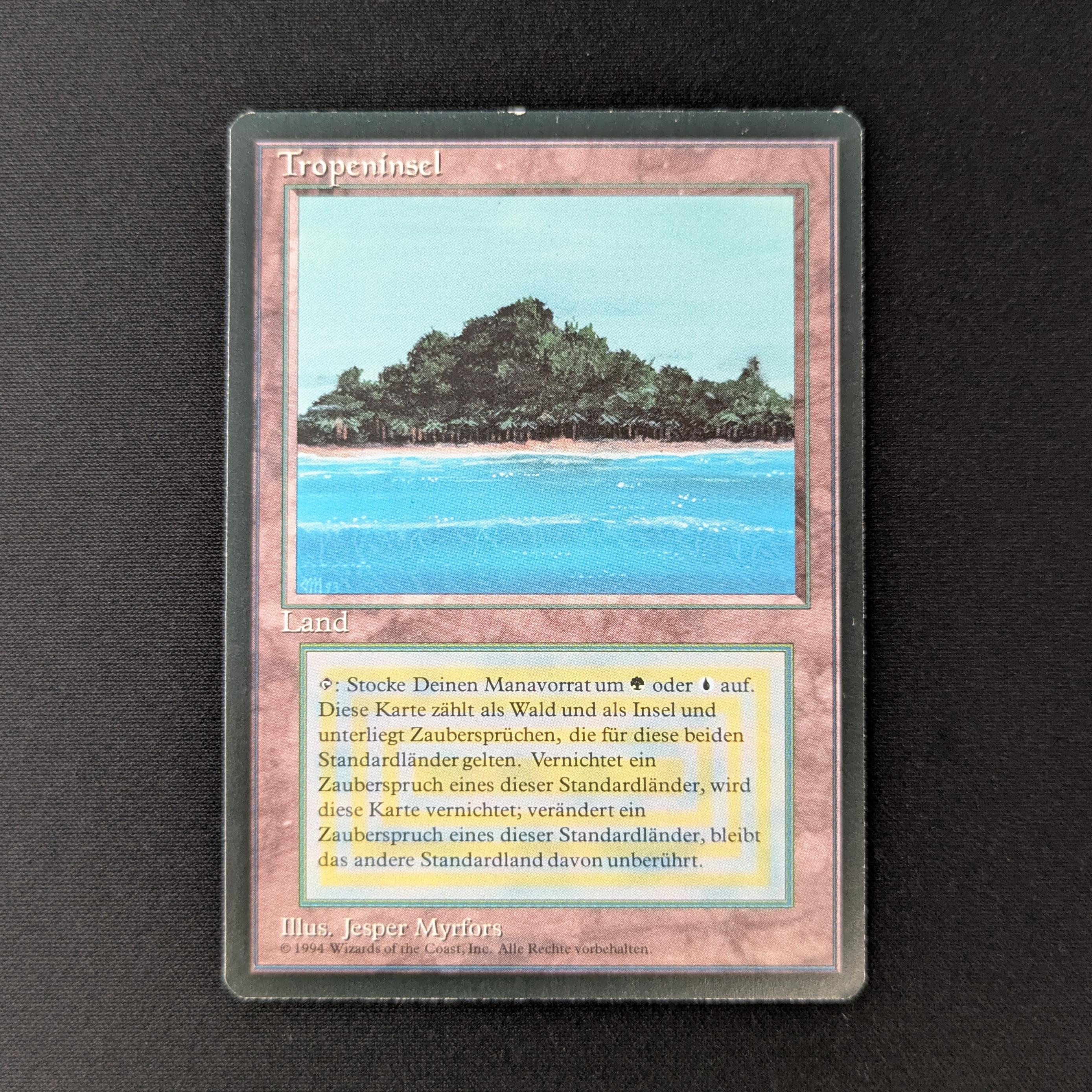 MTG Singles - Tropical Island - Foreign Black Bordered - German - EX - 27717
