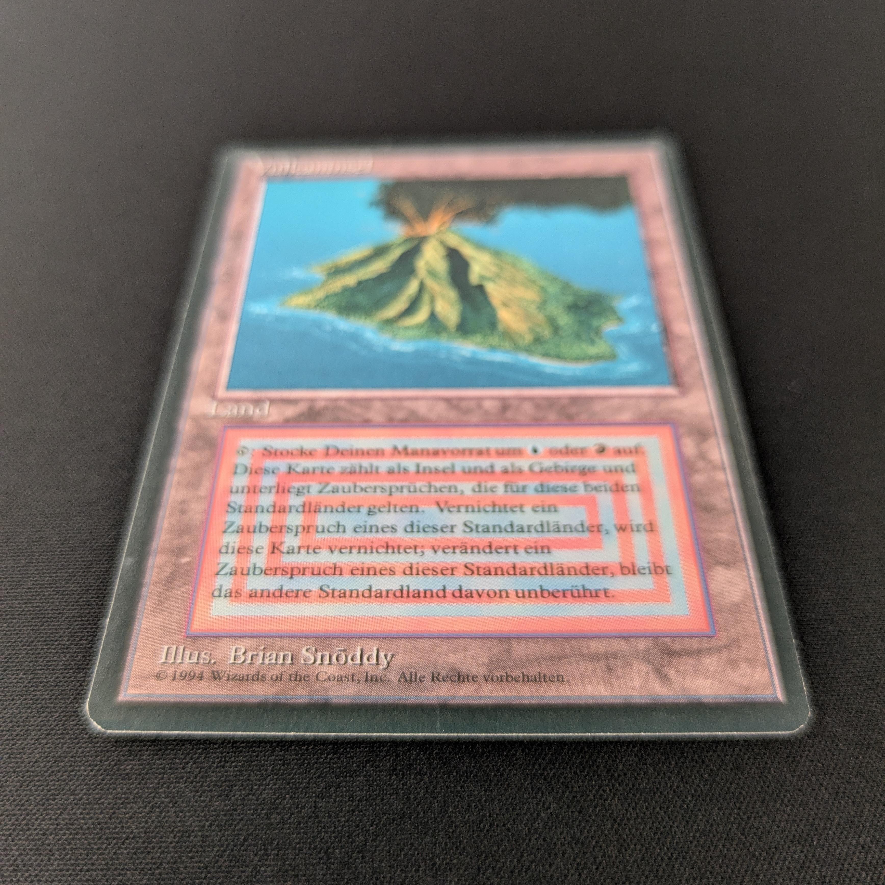 MTG Singles - Volcanic Island - Foreign Black Bordered - 